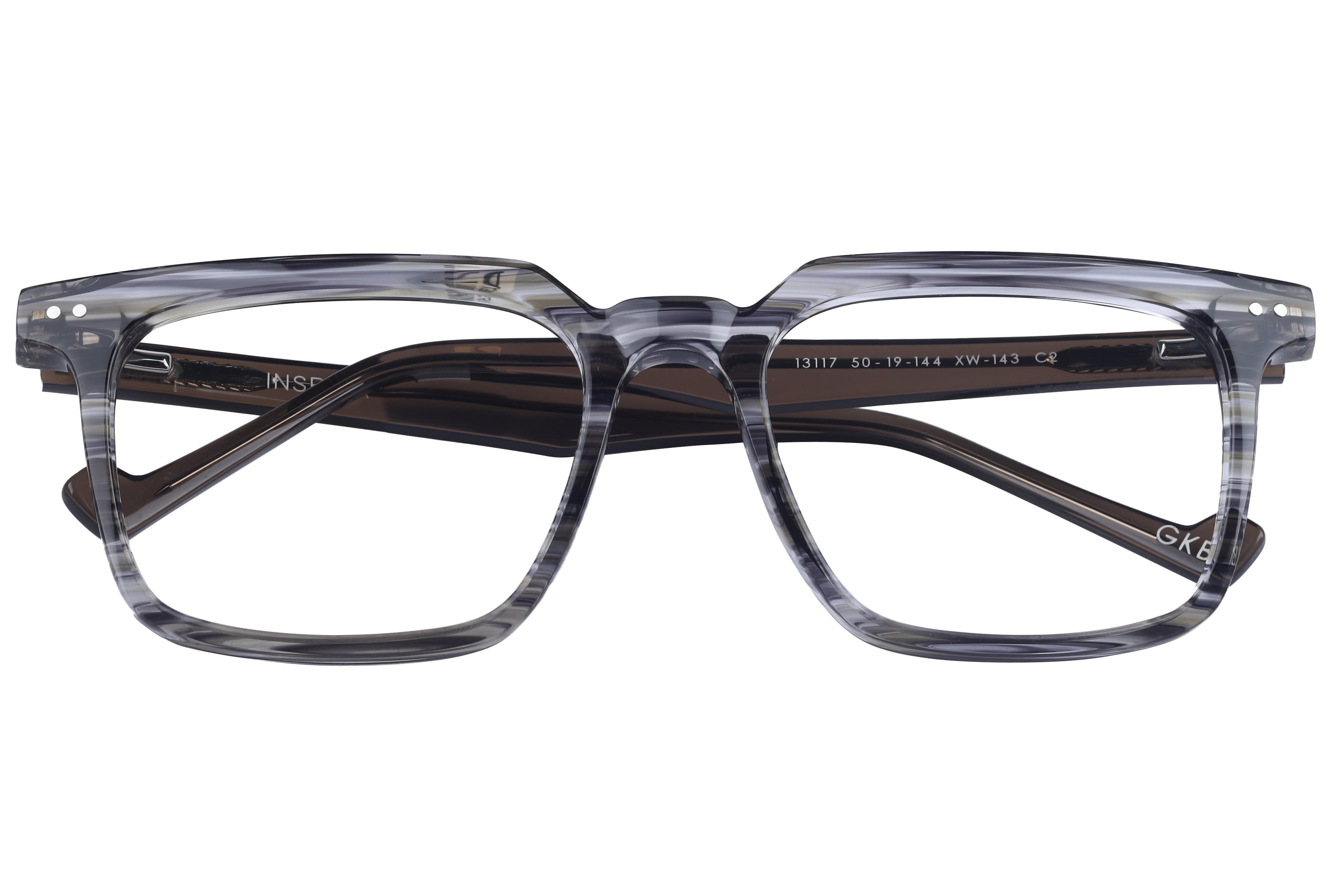 Inspira 13117 XW-143 Frame Havana Male Full Shell Frame — Havana frame — view 3
