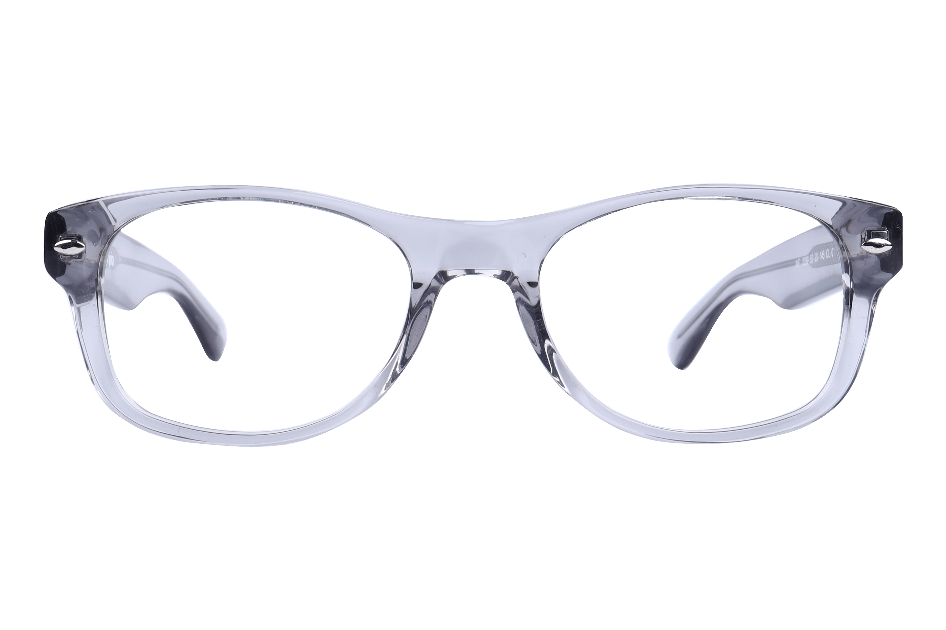 Inspira F2092 Frame Transparent Grey Unisex Full Shell Frame — Transparent Grey frame — view 2
