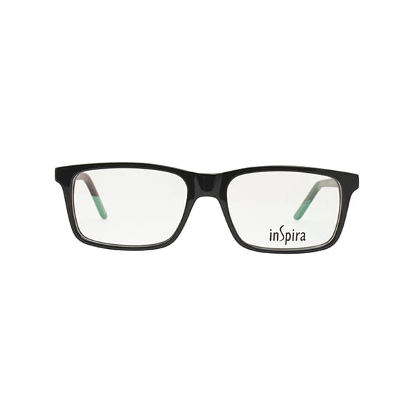 Inspira 13123 XW-148 Frame Black Male Full Shell Frame — Black frame — view 2
