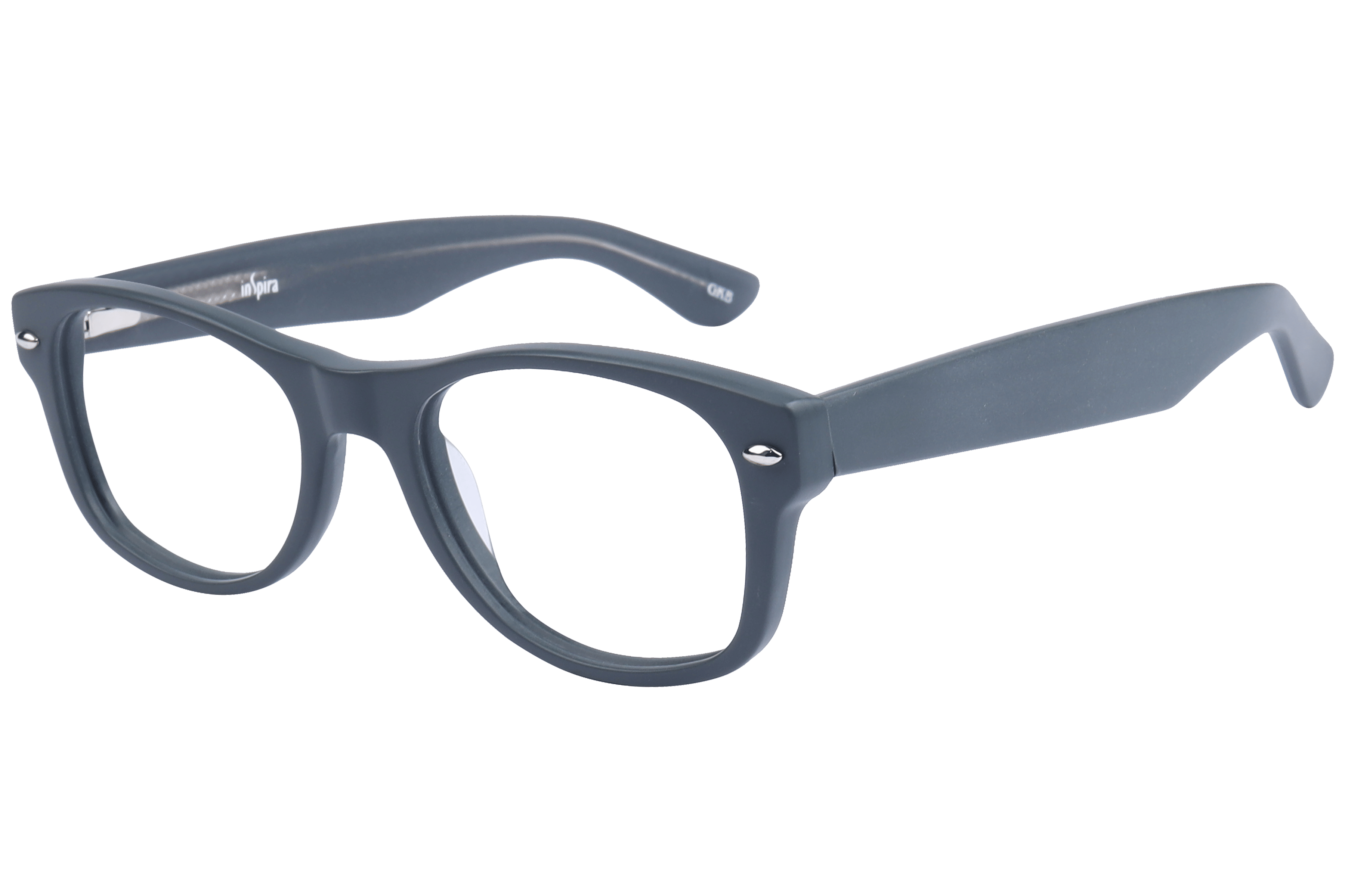 Inspira F2092 Frame Matt Grey Unisex Full Shell — Matt Grey frame