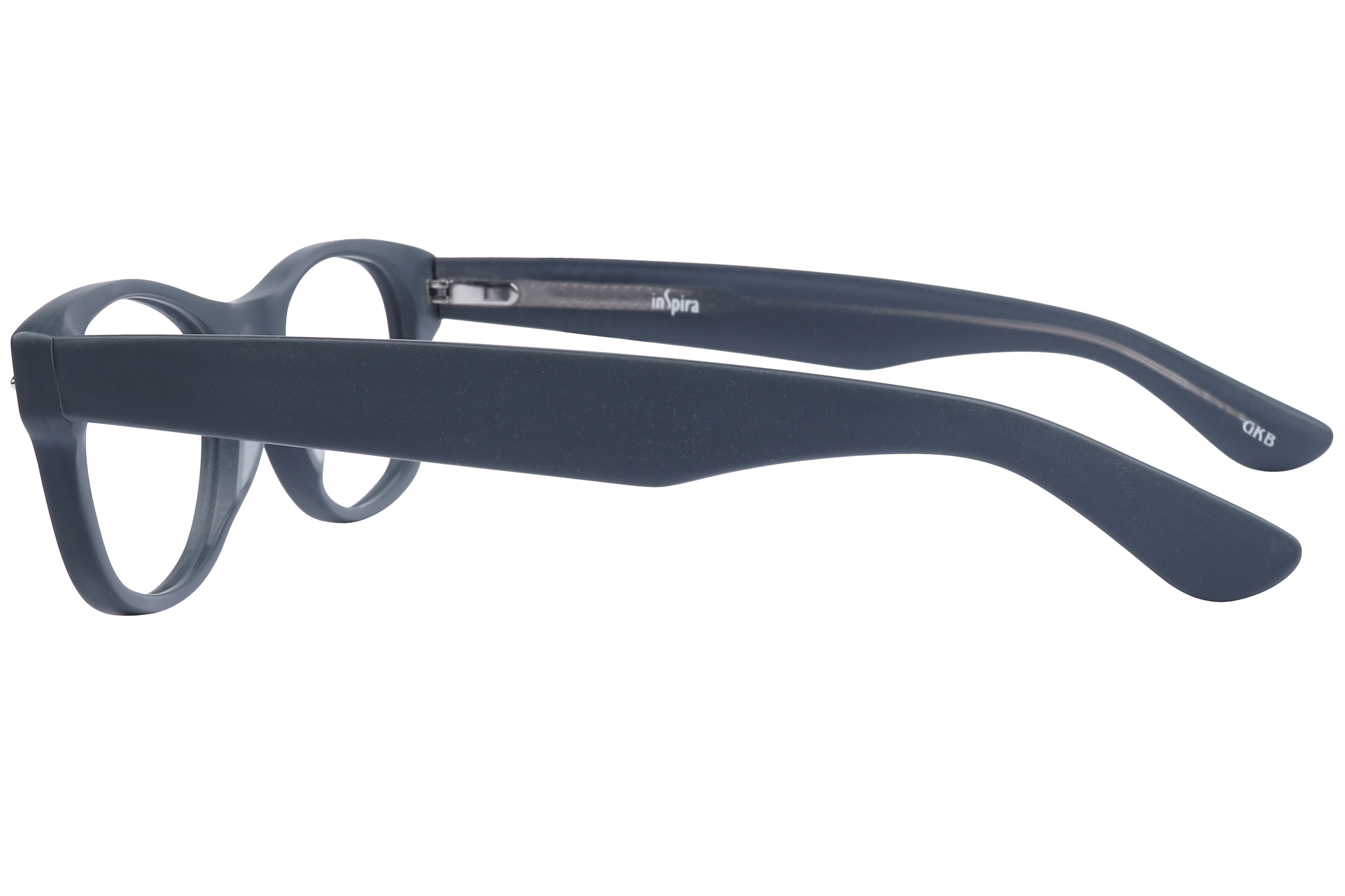 Inspira F2092 Frame Matt Grey Unisex Full Shell Frame — Matt Grey frame — view 3