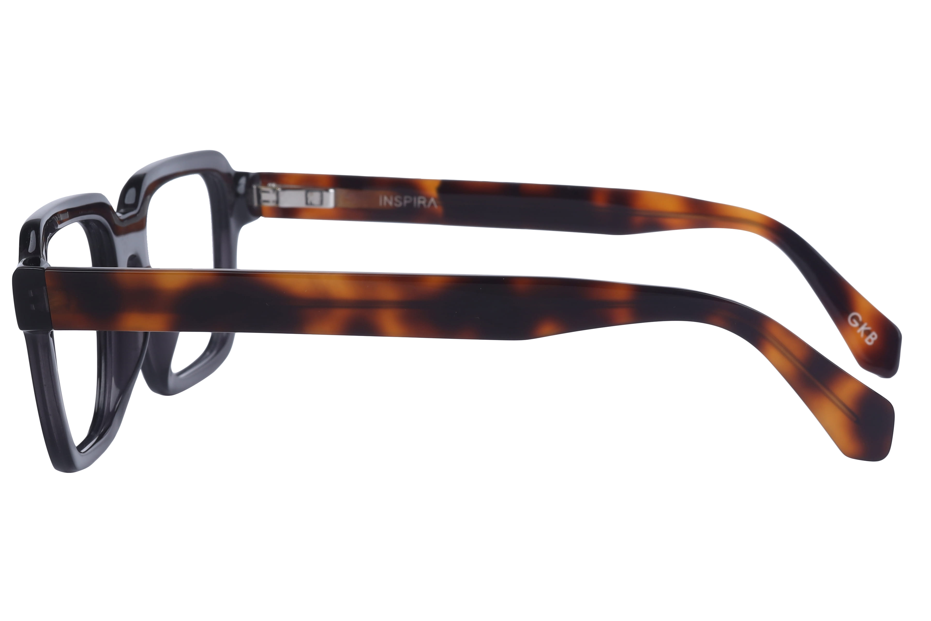 Inspira 13123 XW-148 Frame Transparent Grey Male Full Shell Frame — Transparent Grey frame — view 3