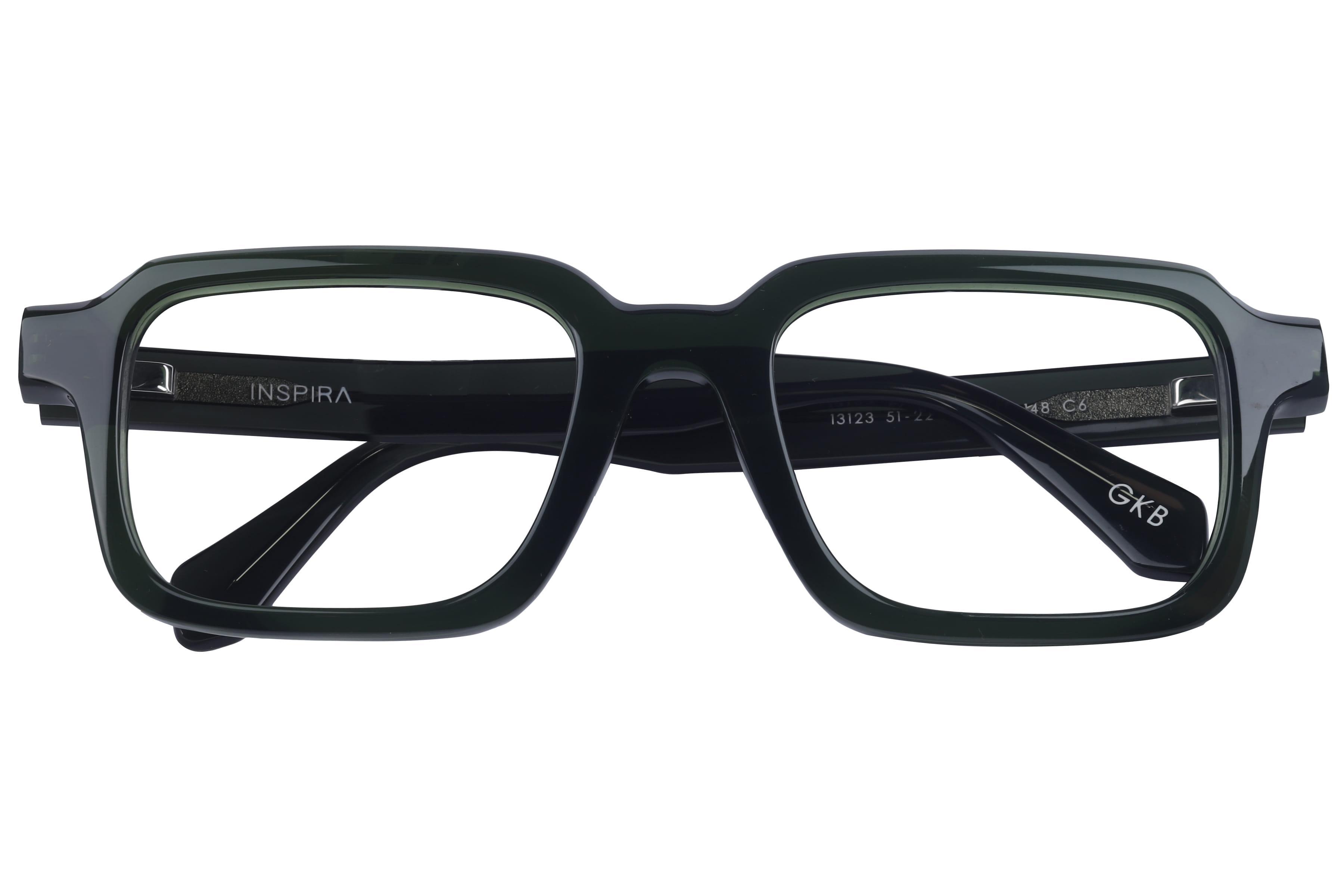 Inspira 13123 XW-148 Frame Green Male Full Shell Frame — Green frame — view 3