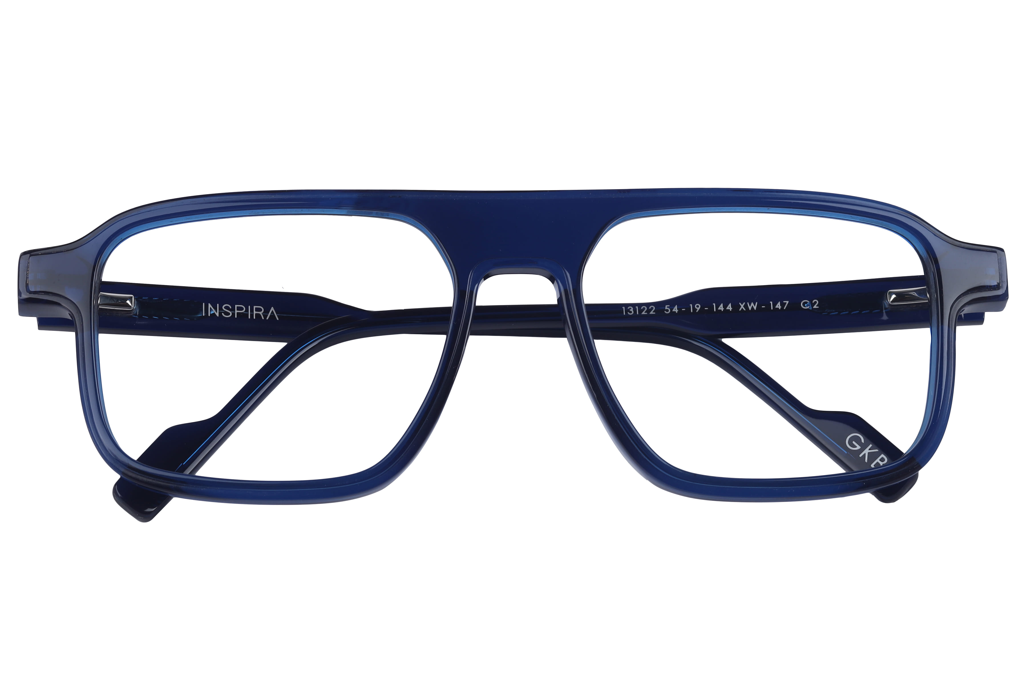 Inspira 13122 XW-147 Frame Blue Male Full Shell Frame — Blue frame — view 4
