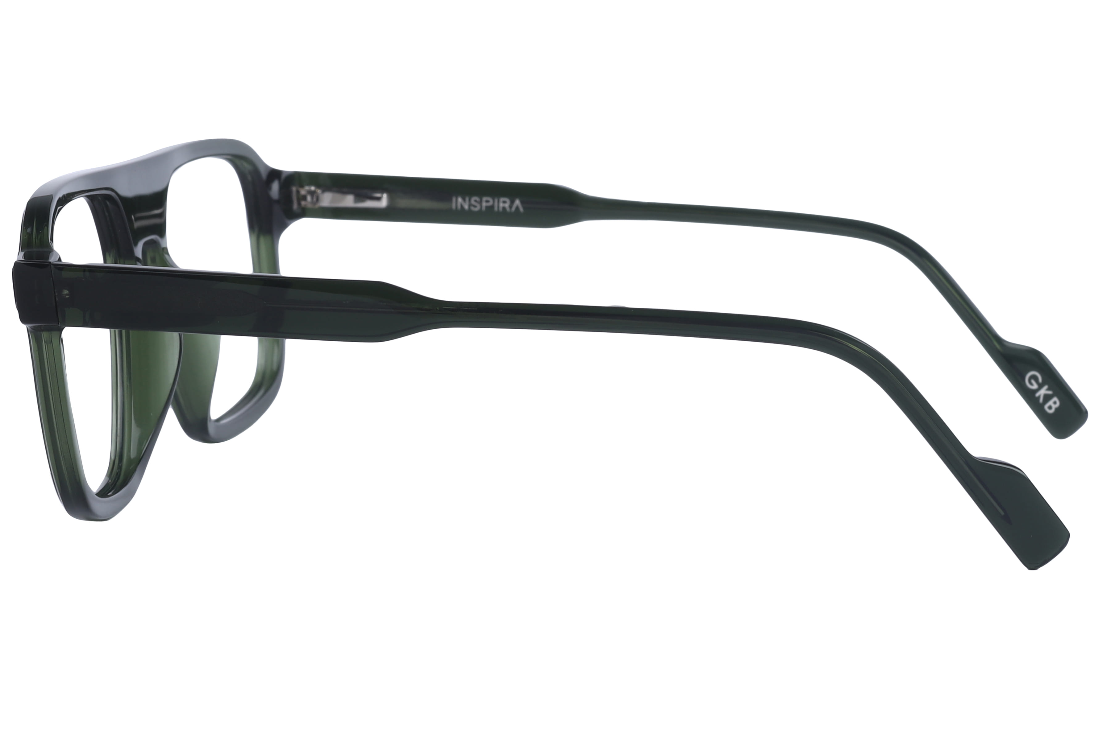Inspira 13122 XW-147 Frame Green Male Full Shell Frame — Green frame — view 3