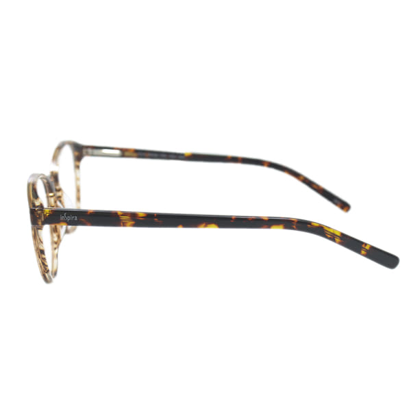 Inspira 3916D Frame Tortoise Unisex Full Shell Frame — Tortoise frame — view 3