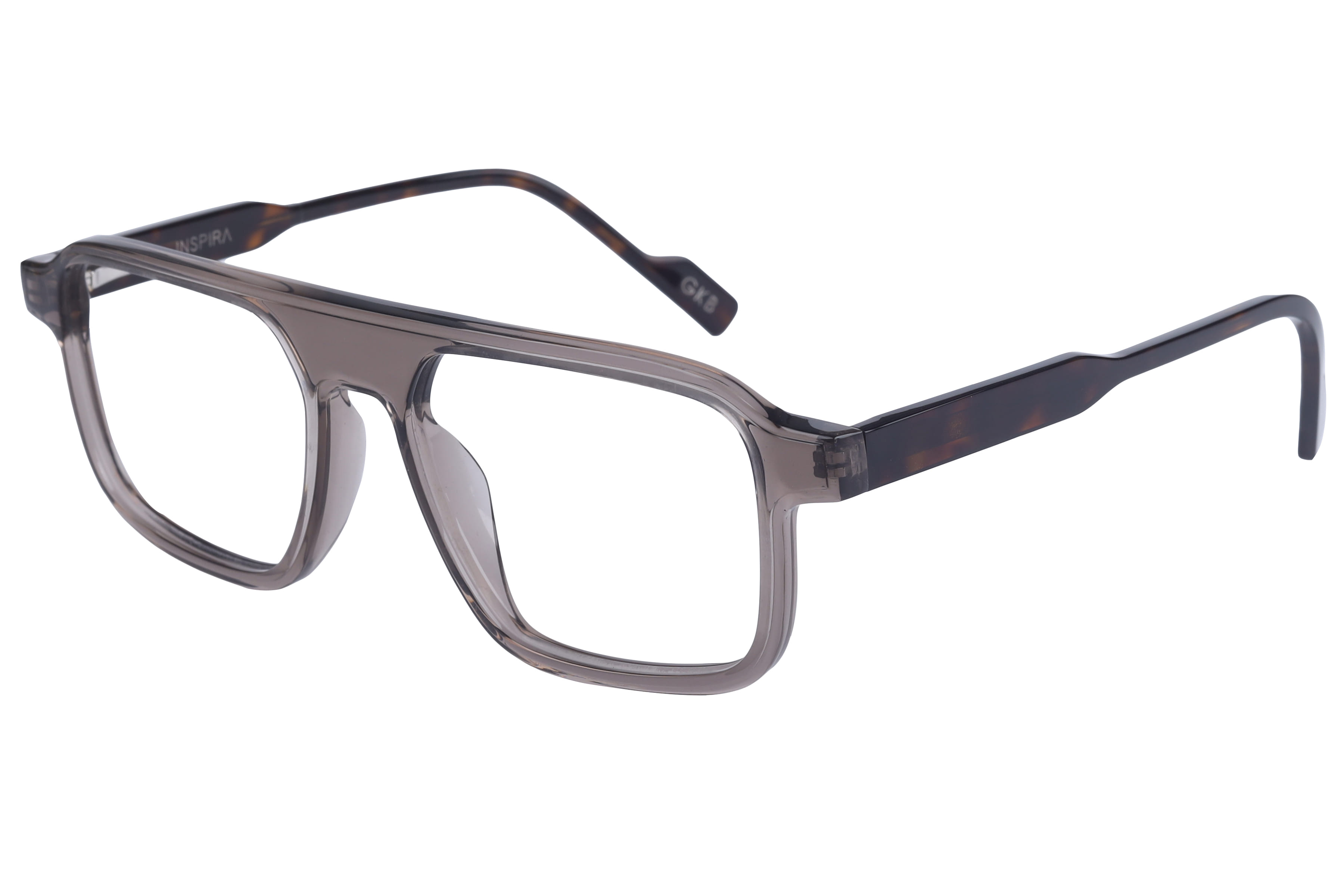 Inspira 13122 XW-147 Frame Transparent Grey Male Full Shell Frame — Transparent Grey frame — view 1