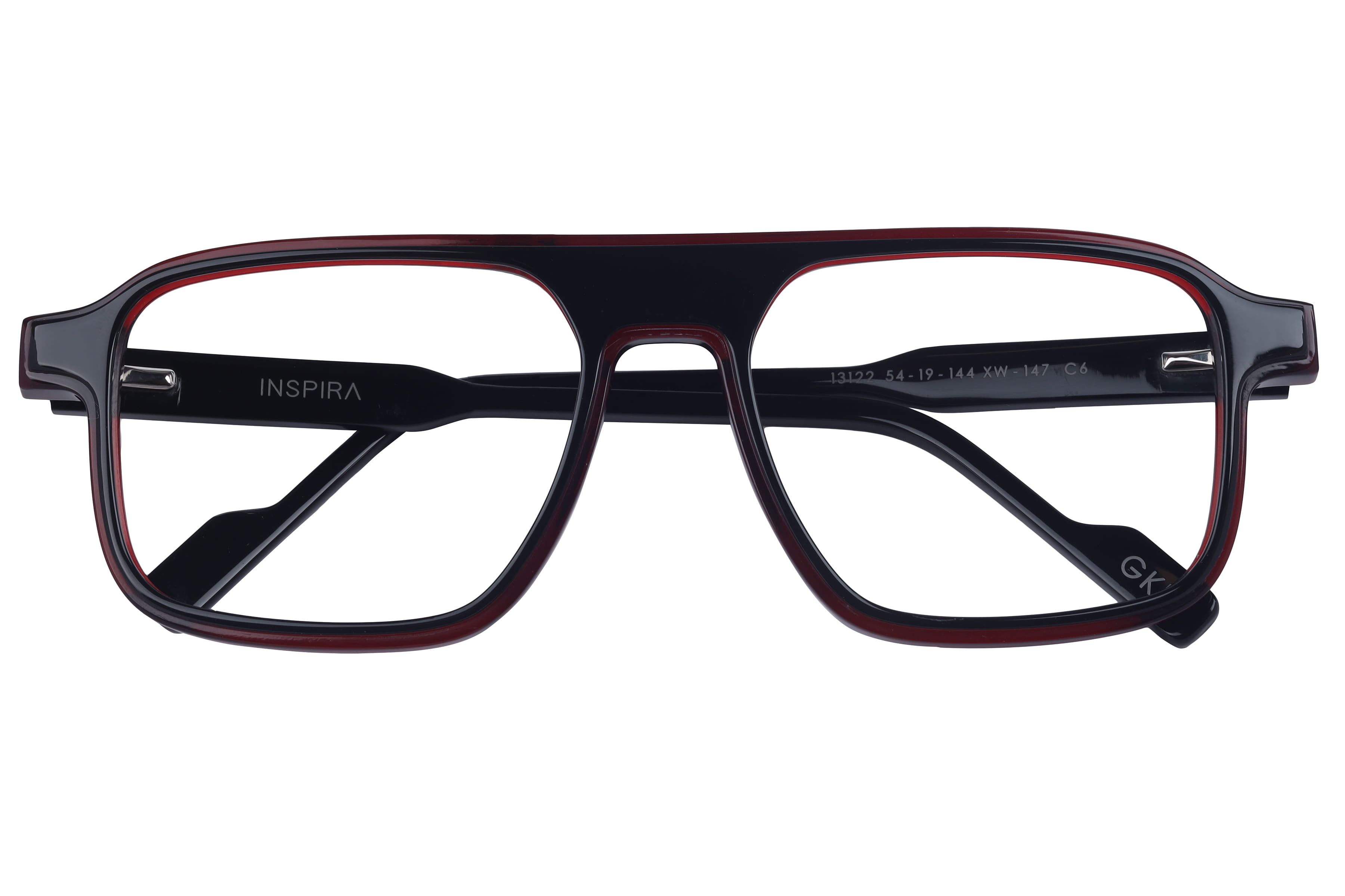 Inspira 13122 XW-147 Frame Black Male Full Shell Frame — Black frame — view 4