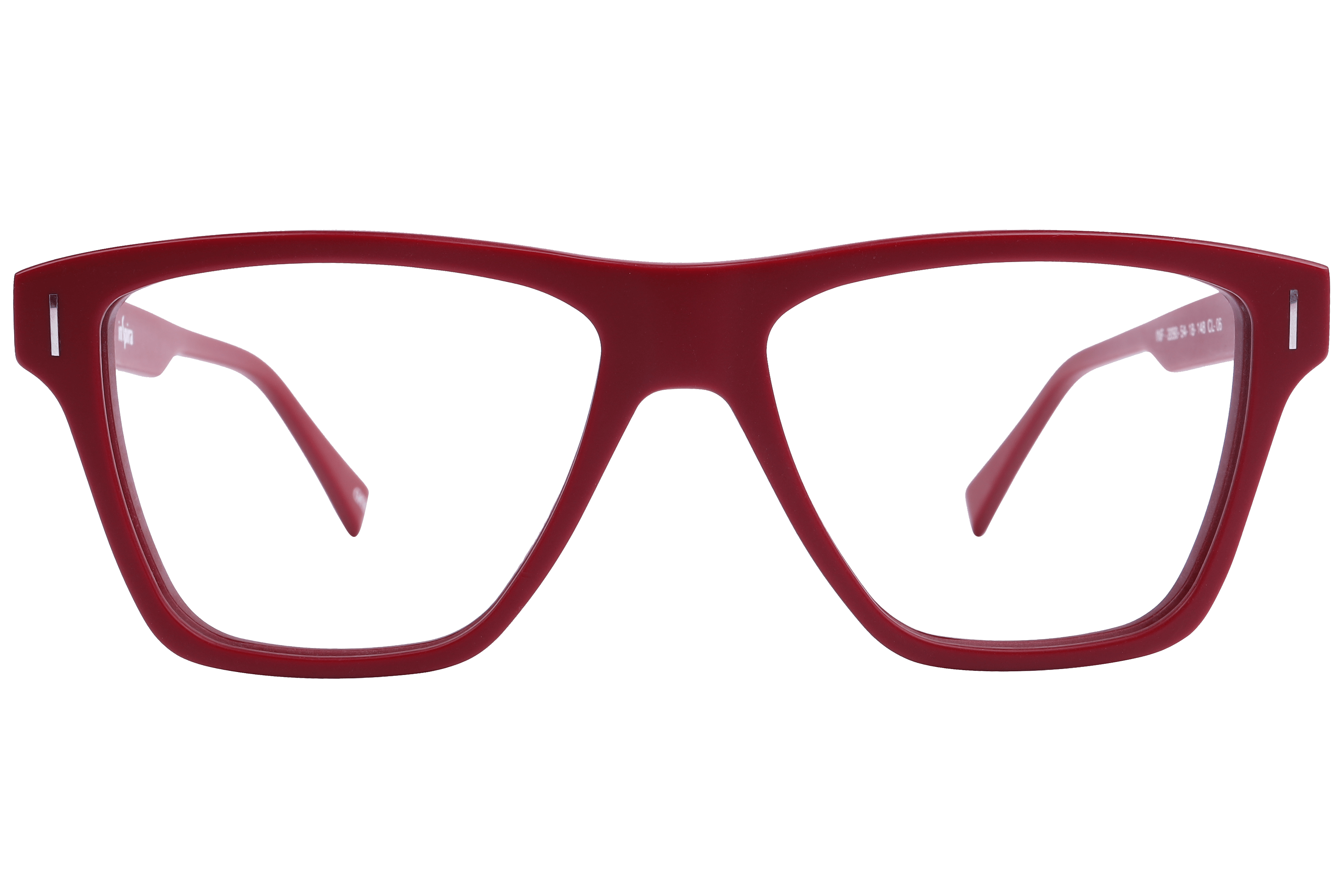 Inspira F2090 Frame Matt Red Male Full Shell Frame — Matt Red frame — view 2
