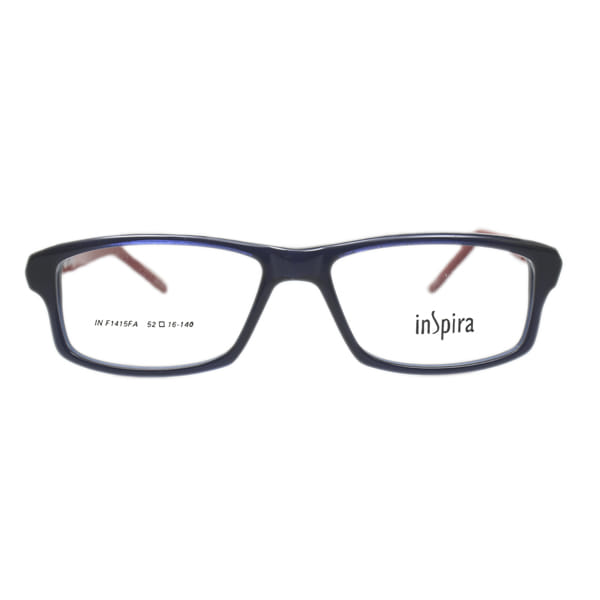 Inspira 1415FA Frame Blue Unisex Full Shell Frame — Blue frame — view 2