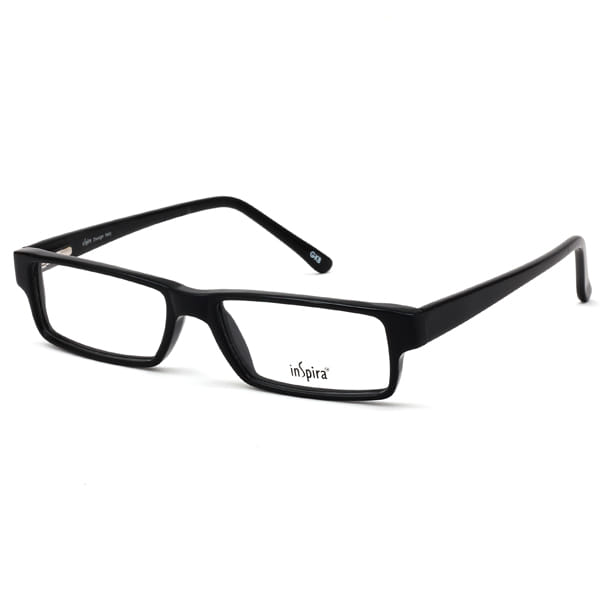 Inspira M-3056 Frame Black Unisex Full Shell — Black frame