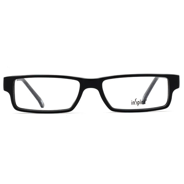 Inspira M-3056 Frame Black Unisex Full Shell Frame — Black frame — view 3