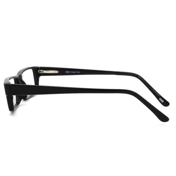 Inspira M-3056 Frame Black Unisex Full Shell Frame — Black frame — view 4