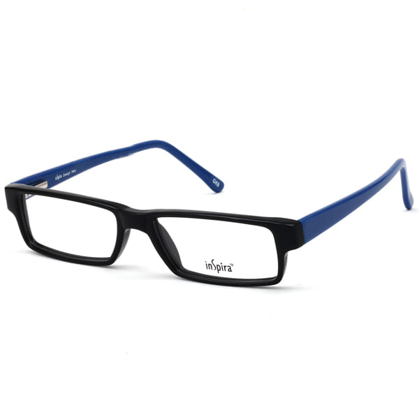 Inspira M-3056 Frame Black Unisex Full Shell — Black frame