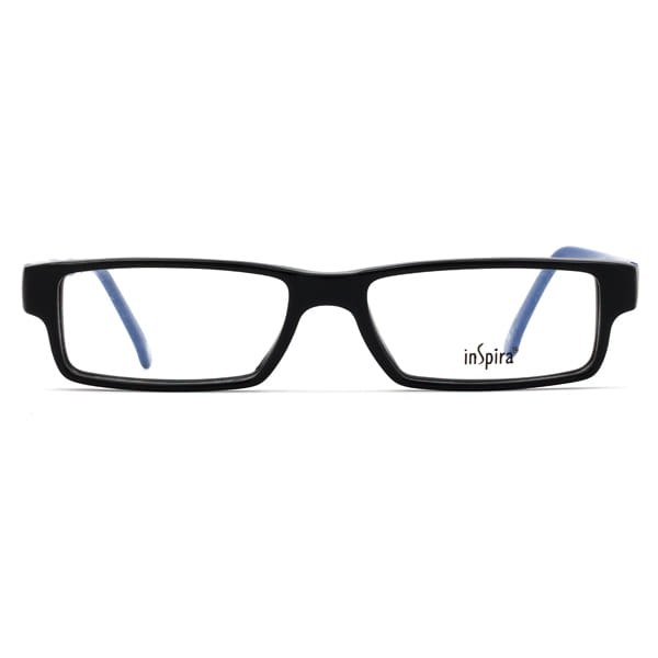 Inspira M-3056 Frame Black Unisex Full Shell Frame — Black frame — view 3