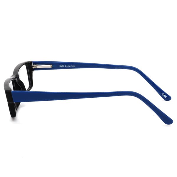 Inspira M-3056 Frame Black Unisex Full Shell Frame — Black frame — view 4