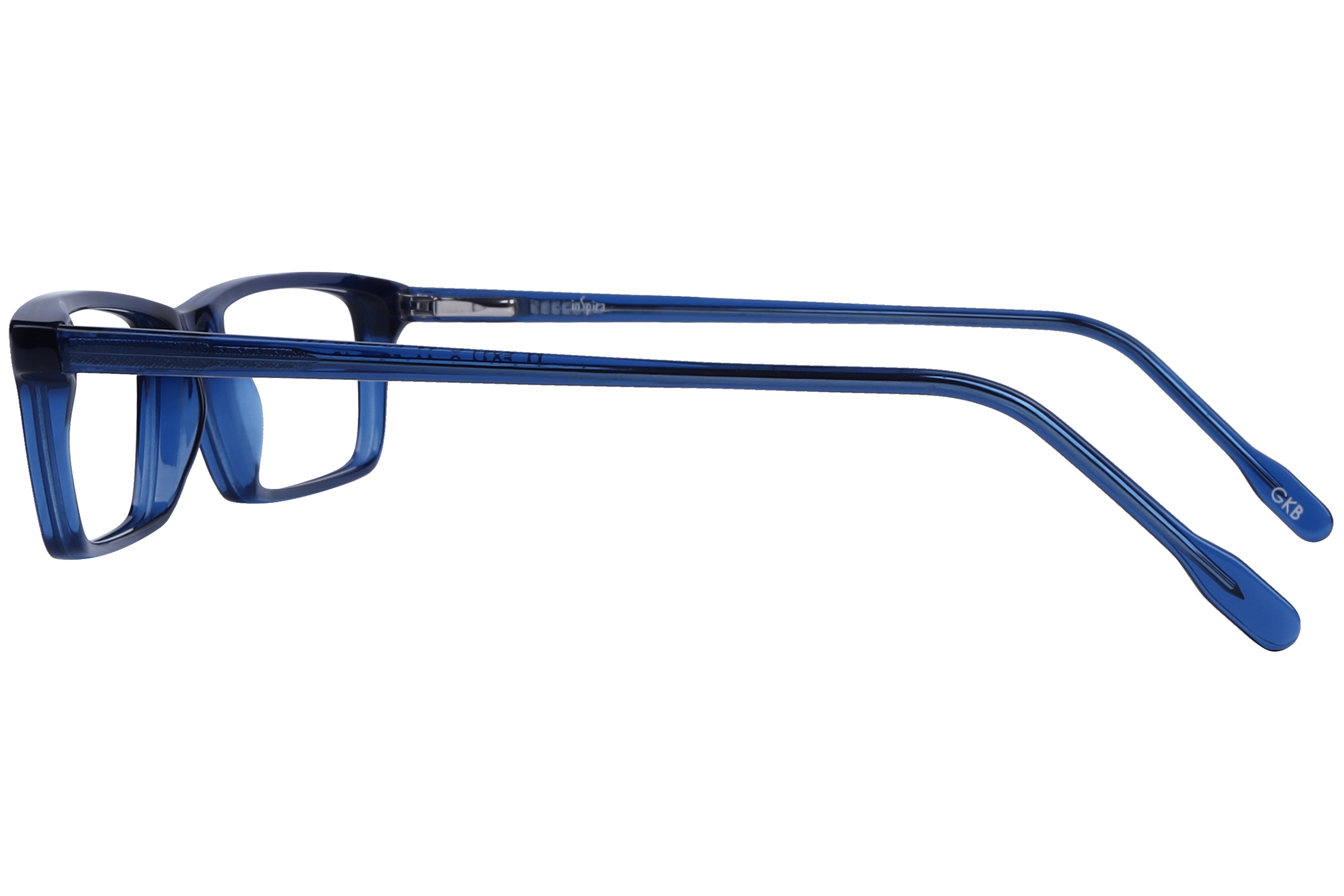 Inspira M-5241 Frame Blue Unisex Full Shell Frame — Blue frame — view 3