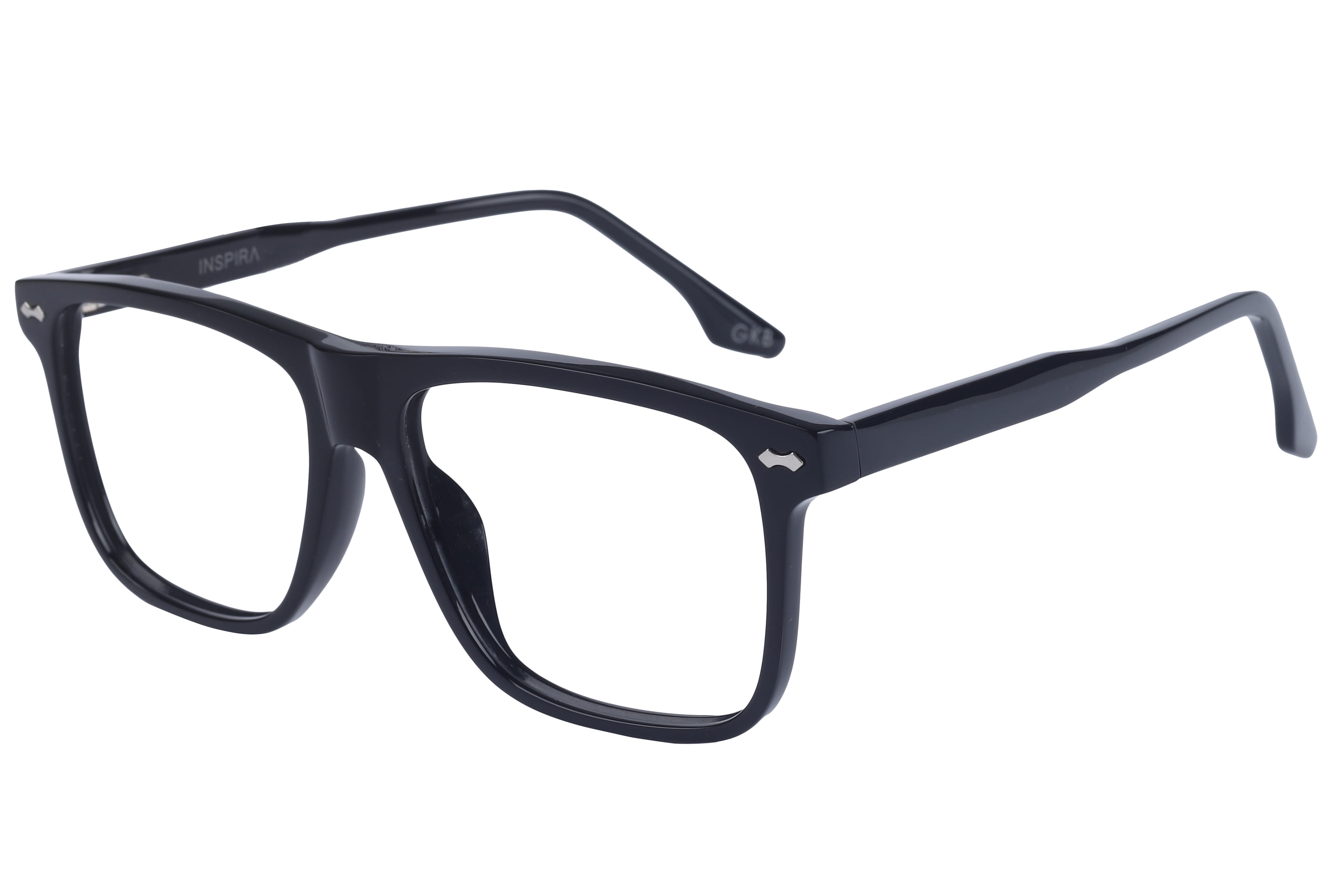 Inspira 13112 W-140 Frame Black Male Full Shell Frame — Black frame — view 1
