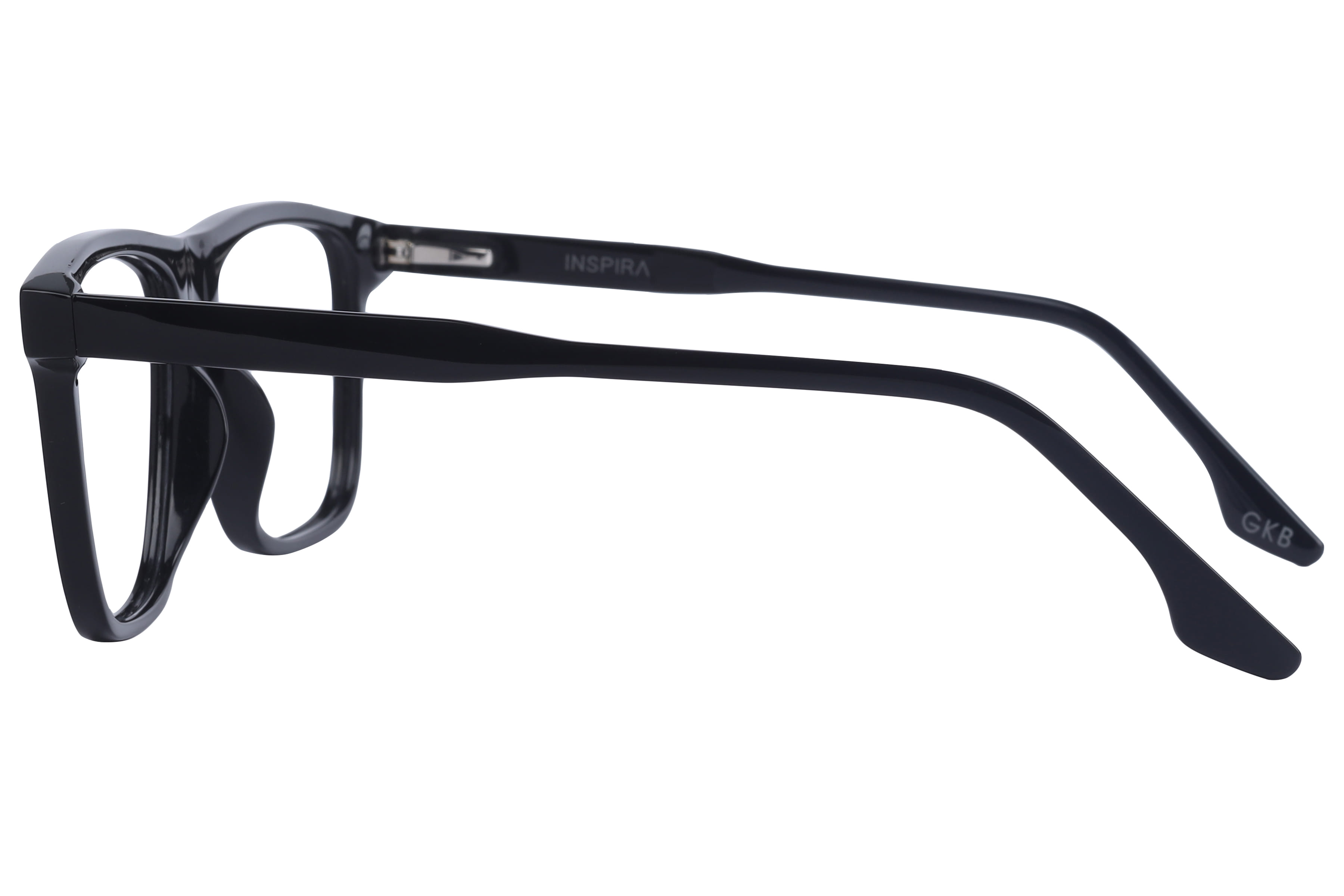 Inspira 13112 W-140 Frame Black Male Full Shell Frame — Black frame — view 3