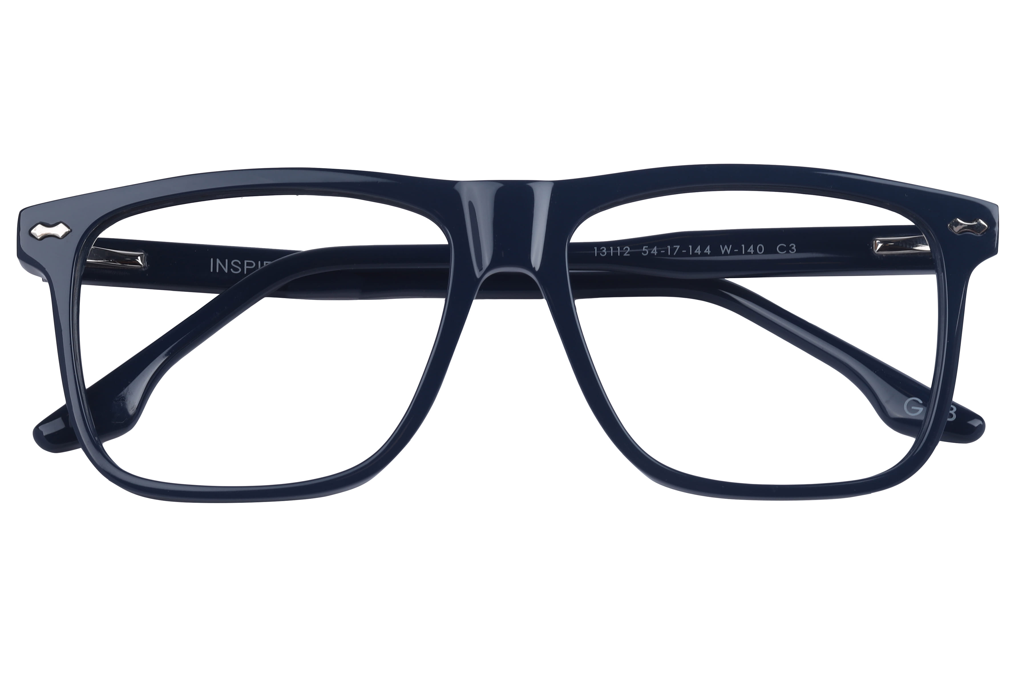 Inspira 13112 W-140 Frame Blue Male Full Shell Frame — Blue frame — view 3