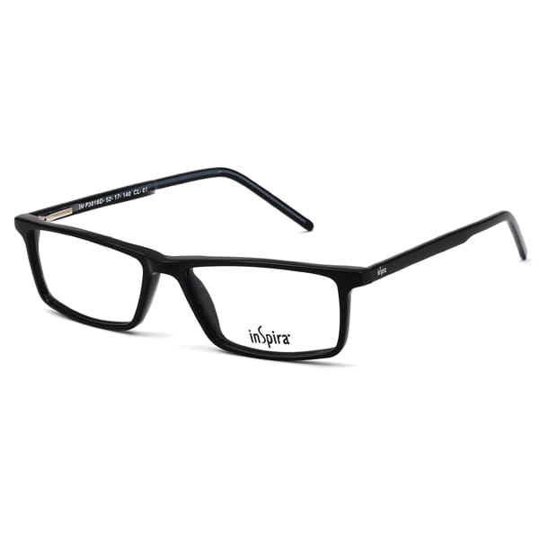 Inspira 3818D Frame Black Unisex Full Shell — Black frame