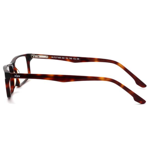 Inspira 3718D Frame Tortoise Unisex Full Shell Frame — Tortoise frame — view 4