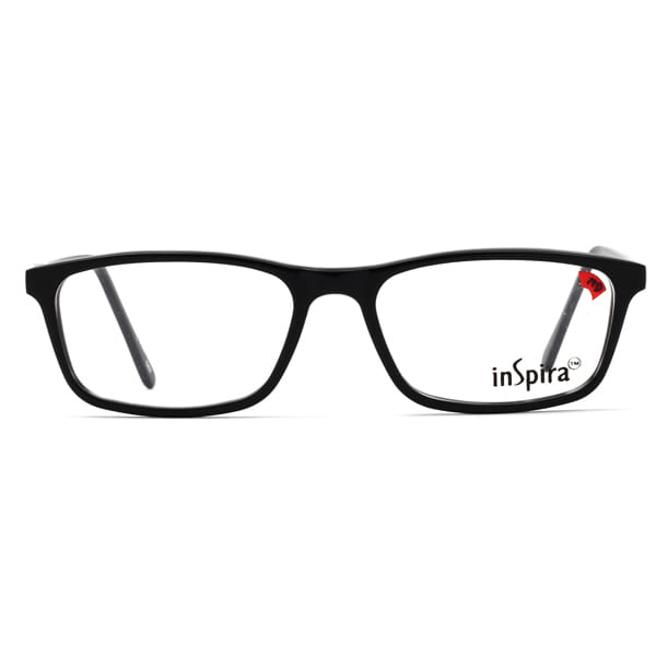 Inspira 0819DE Frame Black Unisex Full Shell Frame — Black frame — view 3