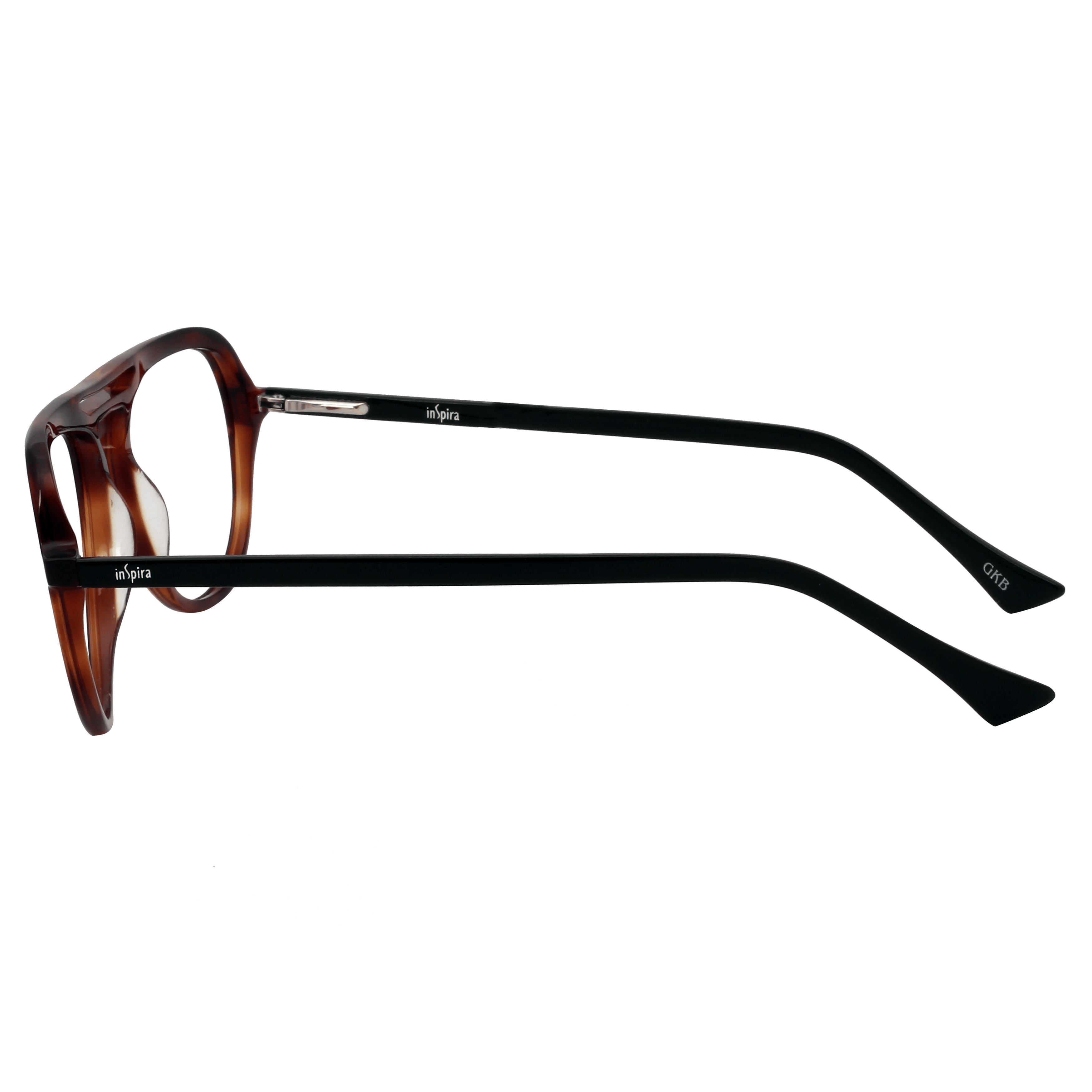 Inspira 2019D Frame Tortoise Unisex Full Shell Frame — Tortoise frame — view 3