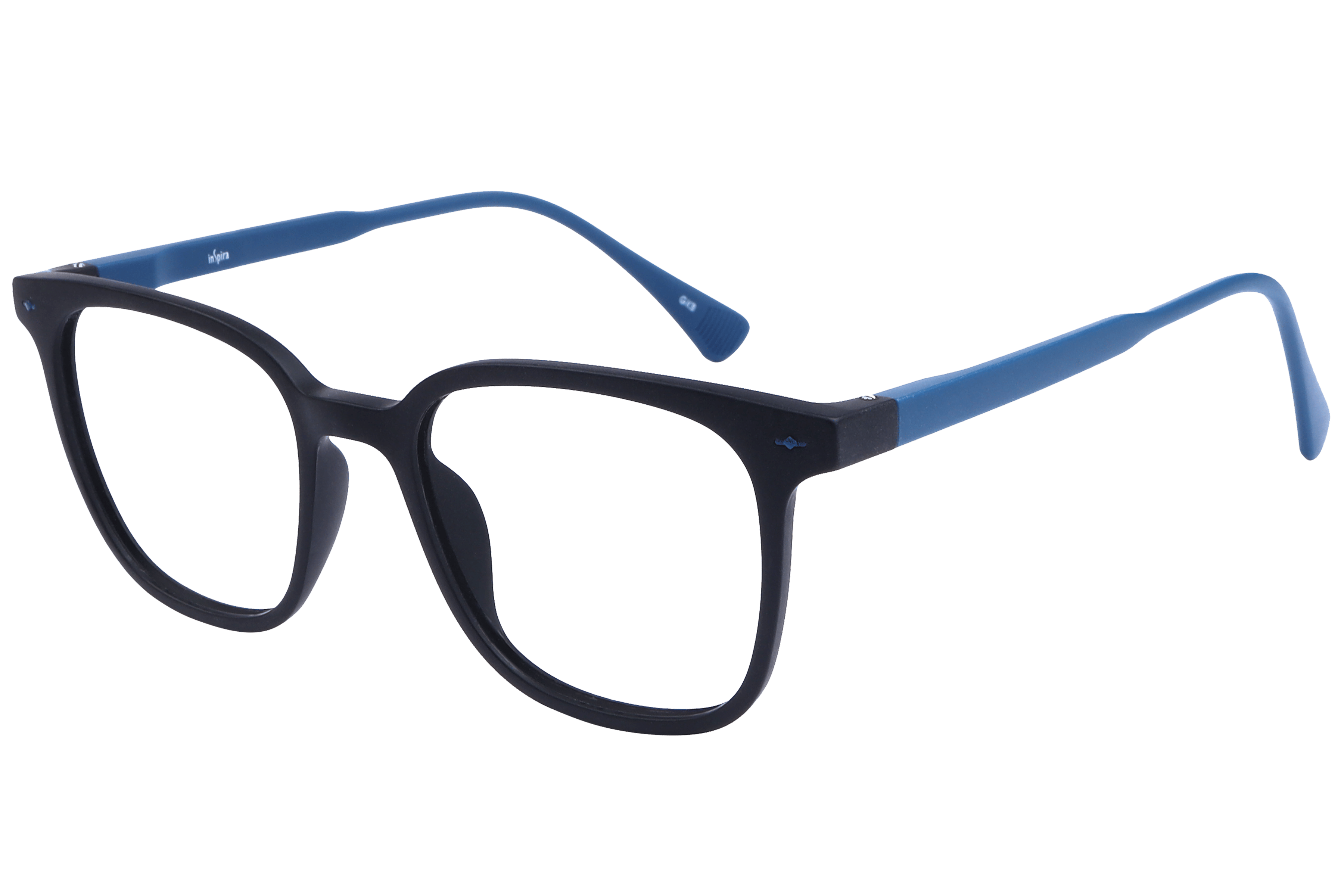 Inspira 30582 Frame Matt Black Male Full Shell Frame — Matt Black frame — view 1