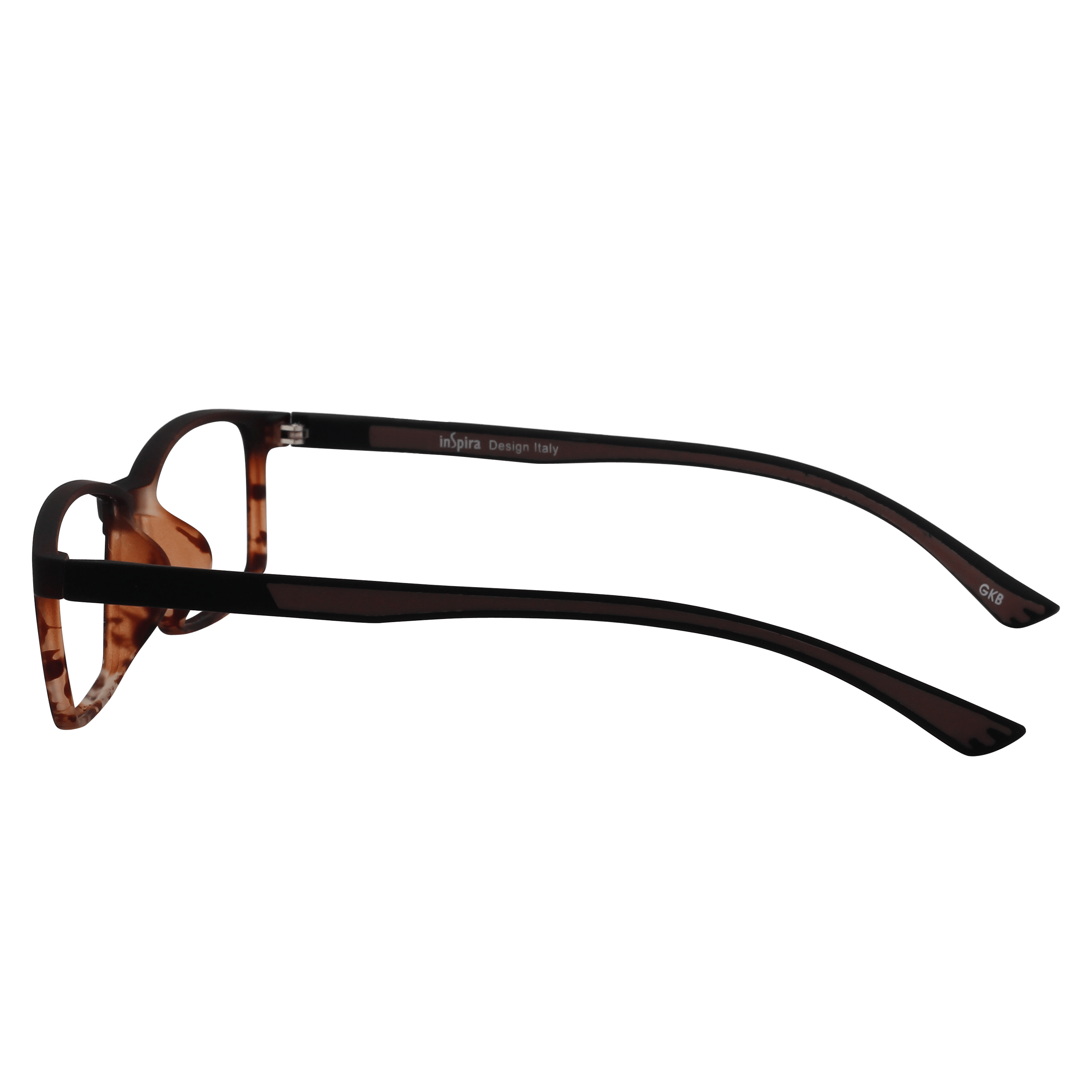 Inspira 6118R Frame Tortoise Unisex Full Rubber Frame — view 3