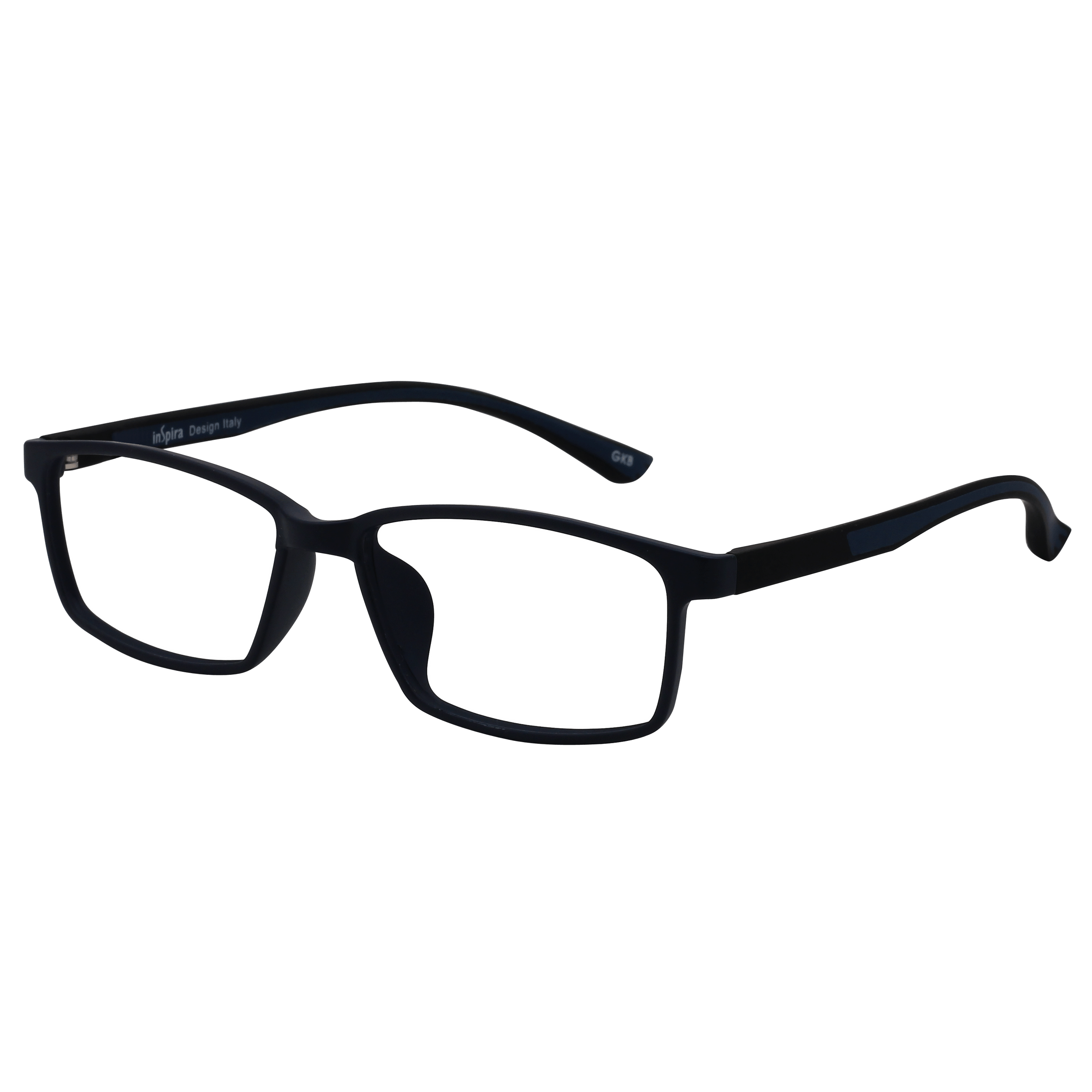 Inspira 6118R Frame Blue Unisex Full Rubber Frame — view 1