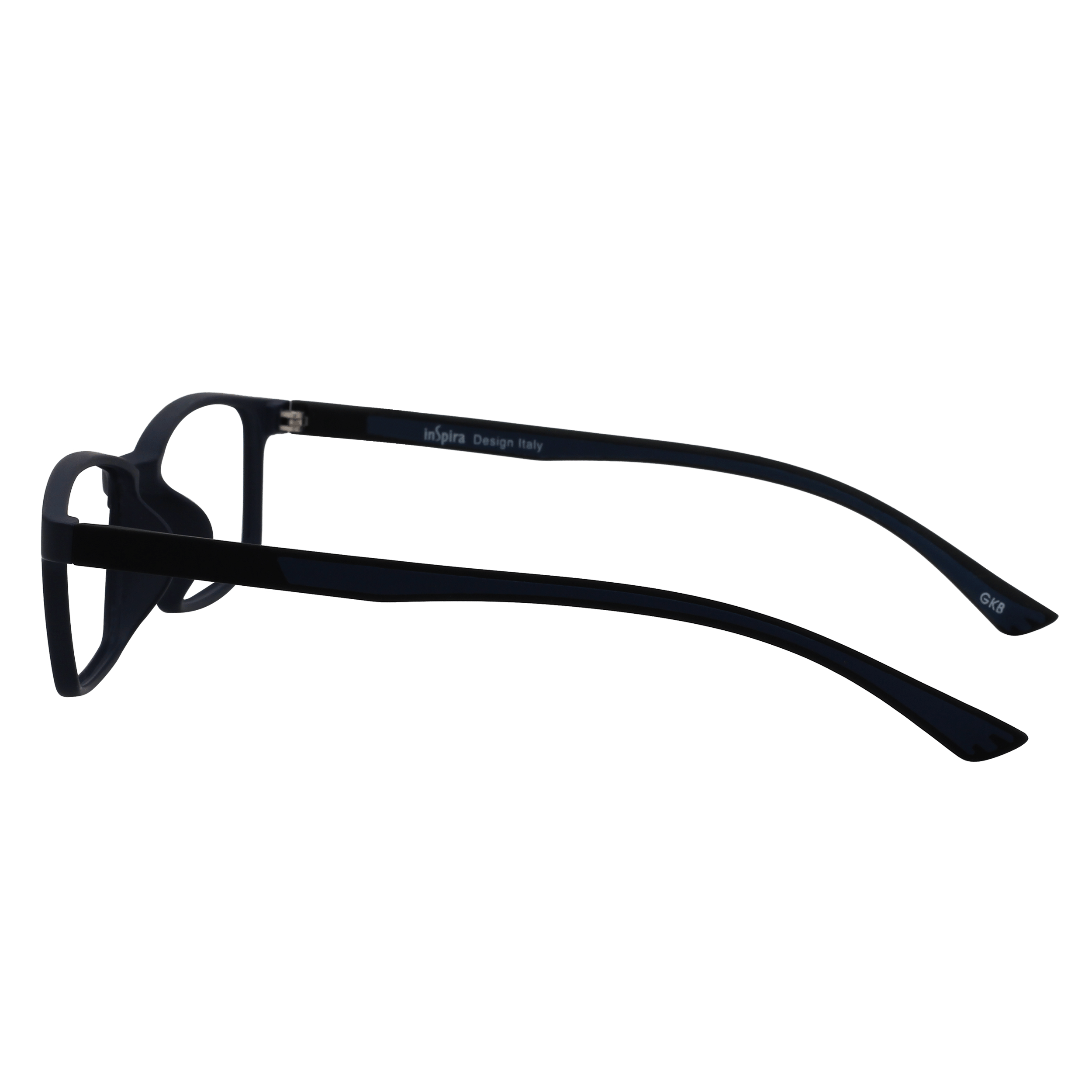 Inspira 6118R Frame Blue Unisex Full Rubber Frame — view 3