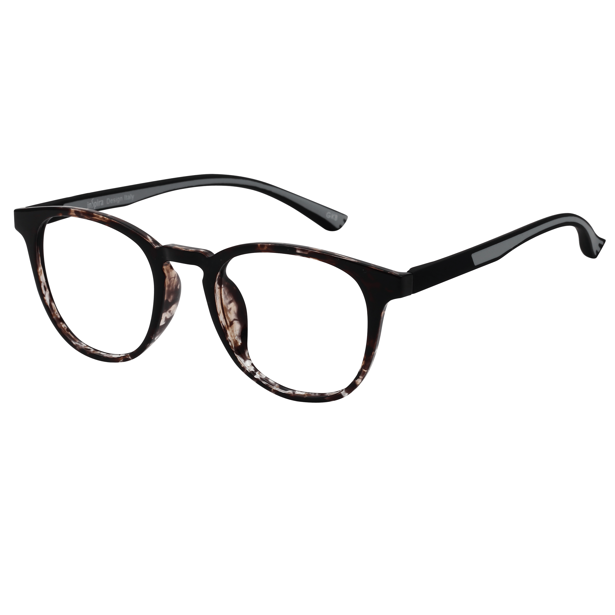 Inspira 6018R Frame Tortoise Unisex Full Rubber — Tortoise frame