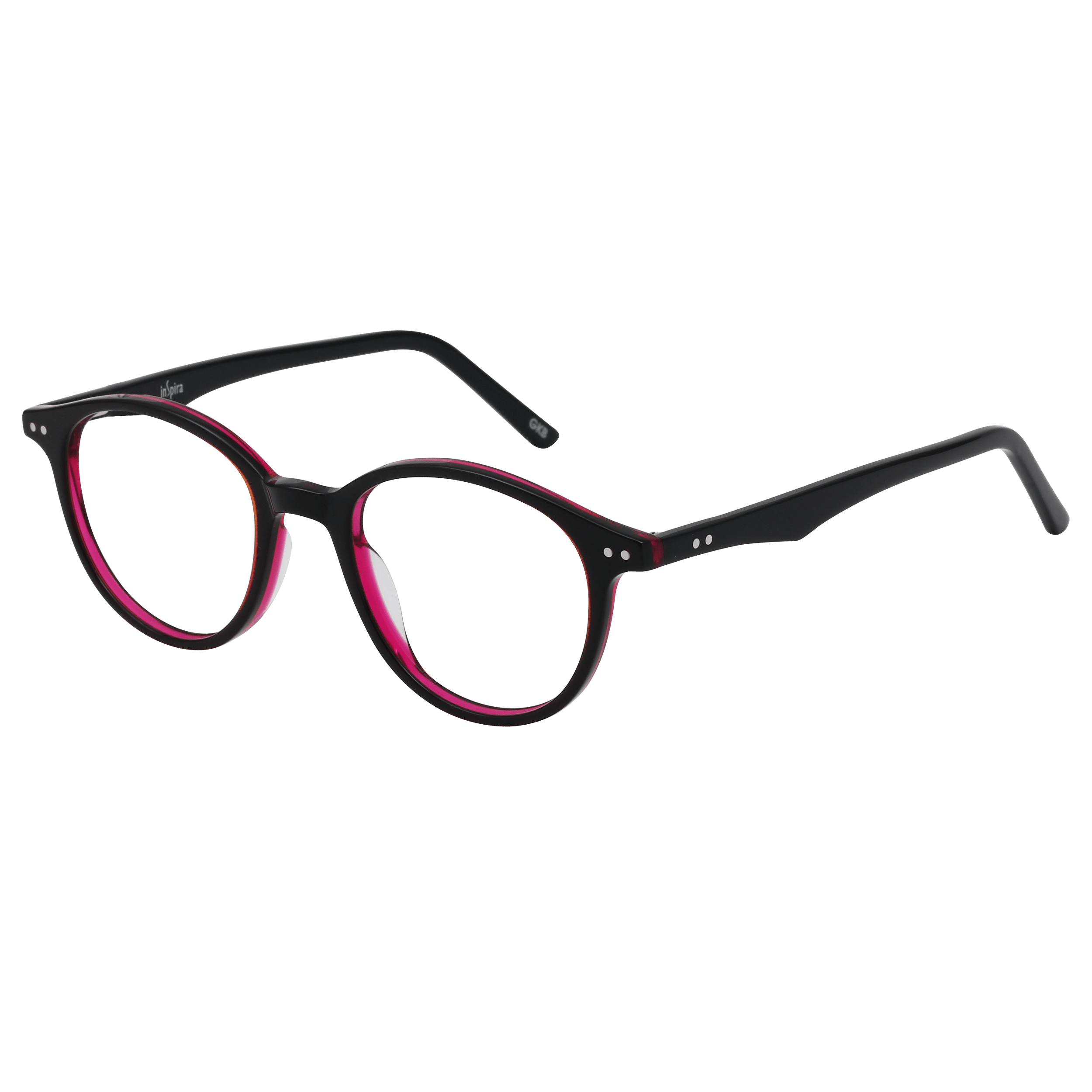 Inspira I-2012 Frame Brown Unisex Full Shell — Blue frame
