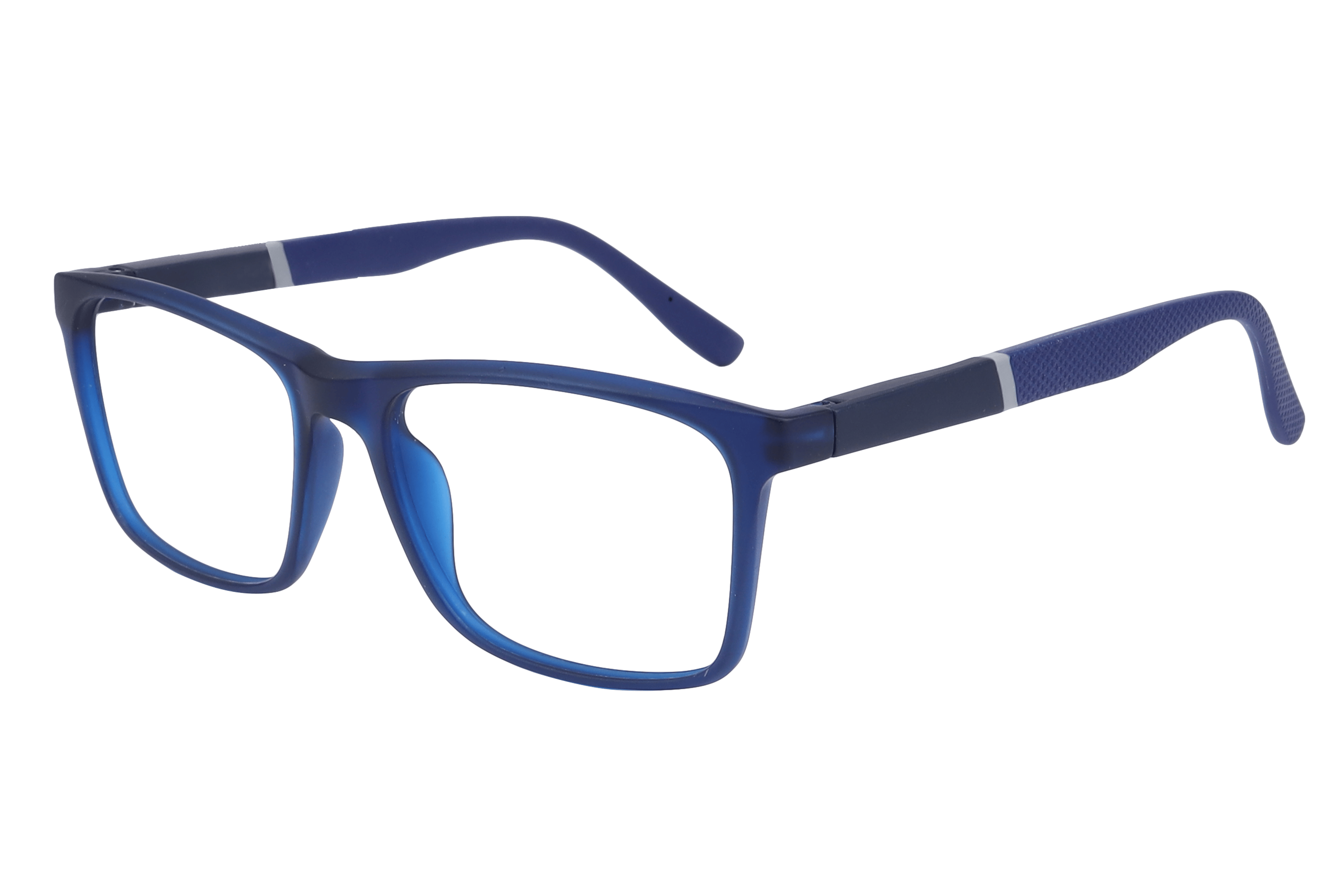 Inspira 6201 Frame Matt Blue Male Full Shell Frame — Matt Blue frame — view 1