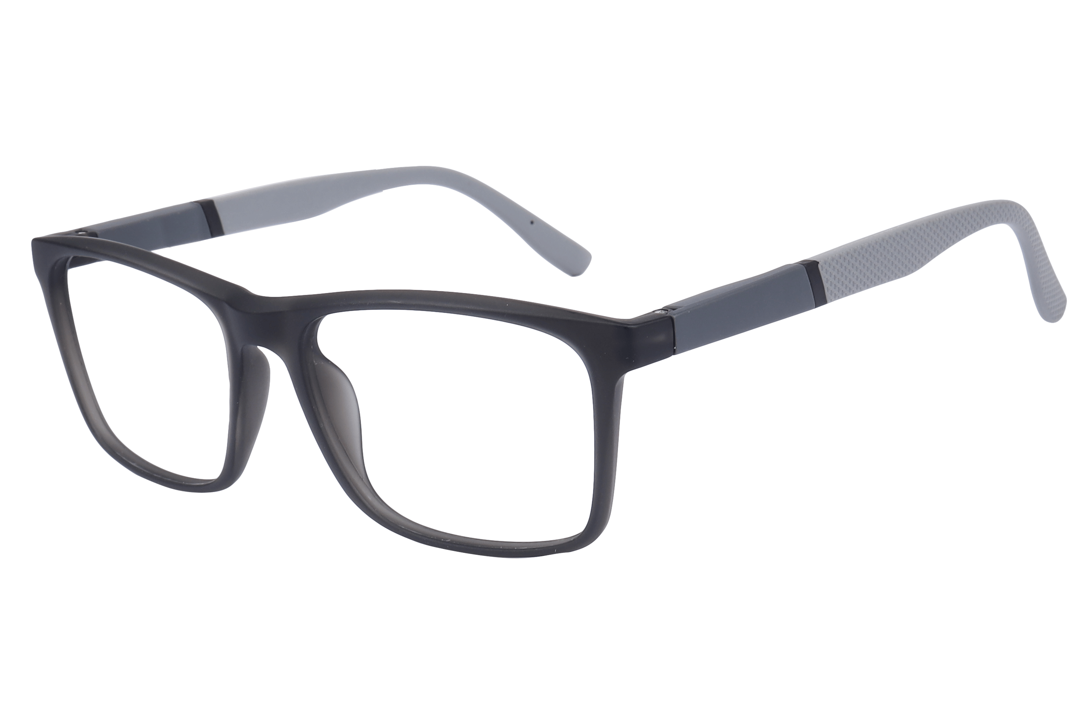 Inspira 6201 Frame Matt Grey Male Full Shell Frame — Matt Grey frame — view 1