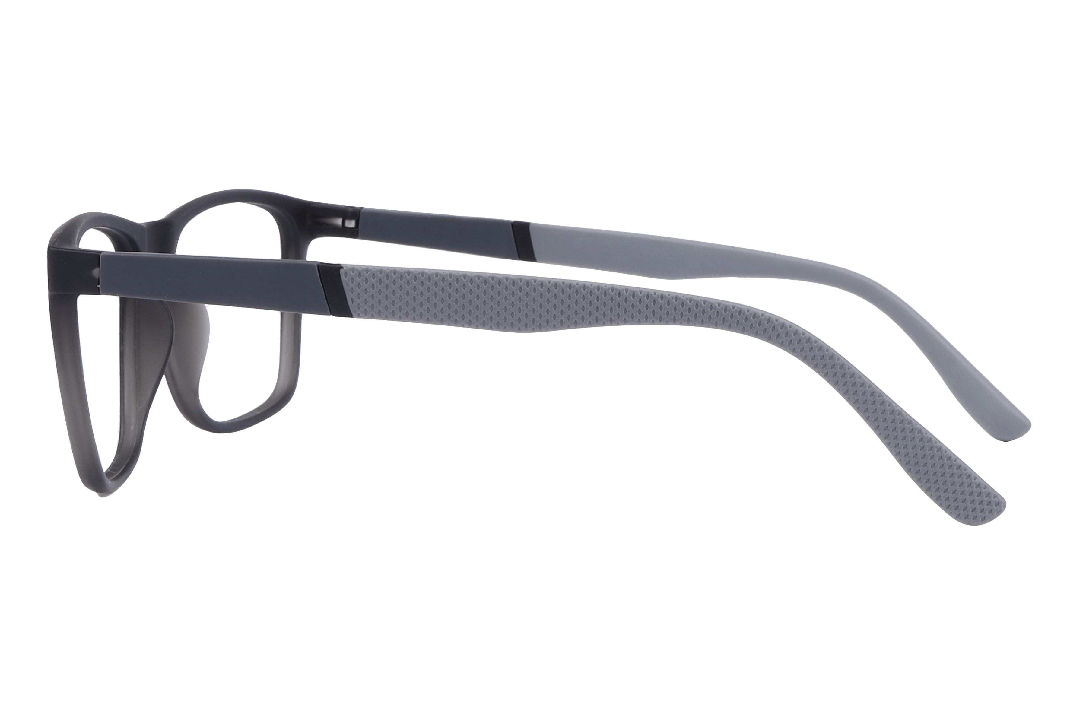 Inspira 6201 Frame Matt Grey Male Full Shell Frame — Matt Grey frame — view 3