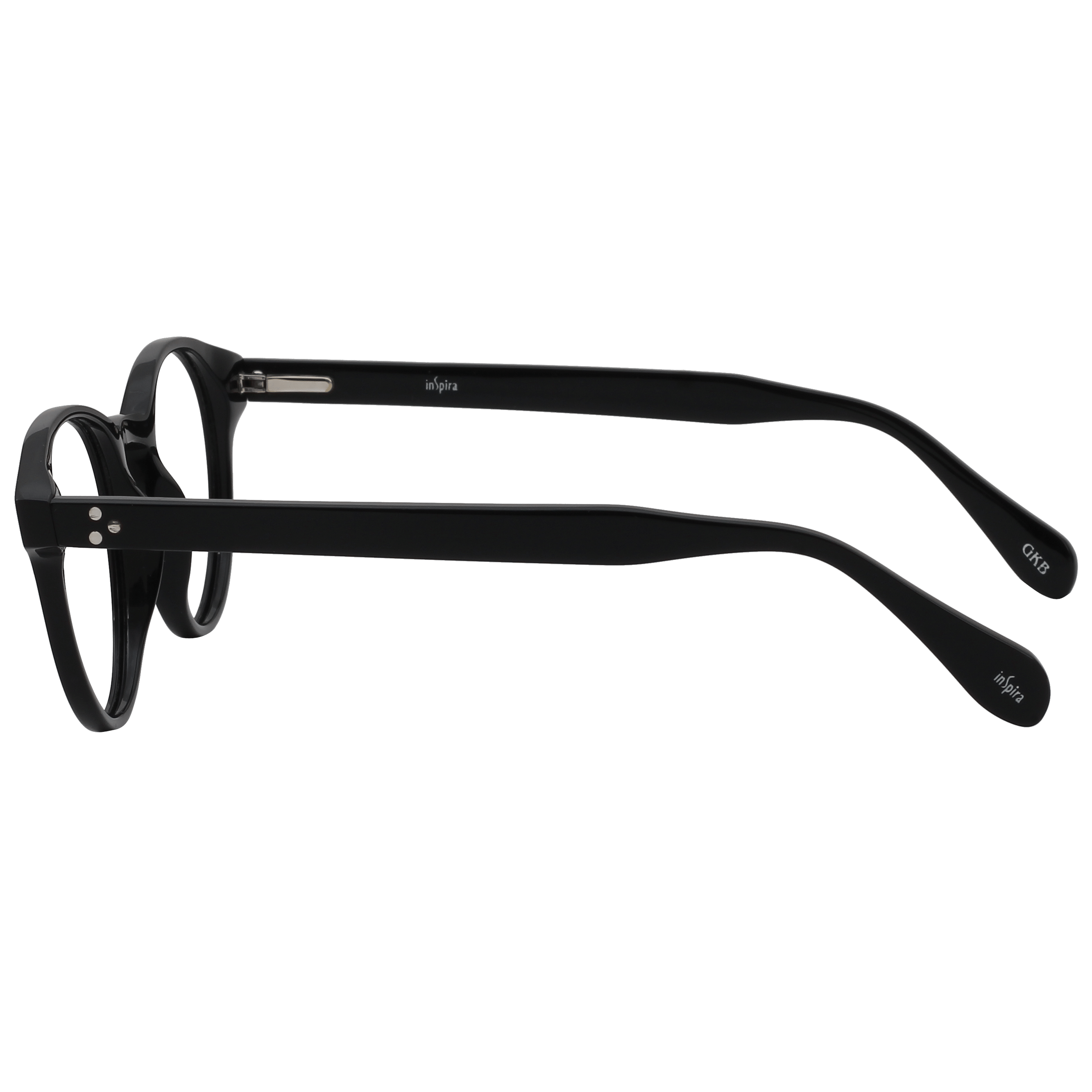 Inspira 0120D Frame Black Unisex Full Shell Frame — Black frame — view 3