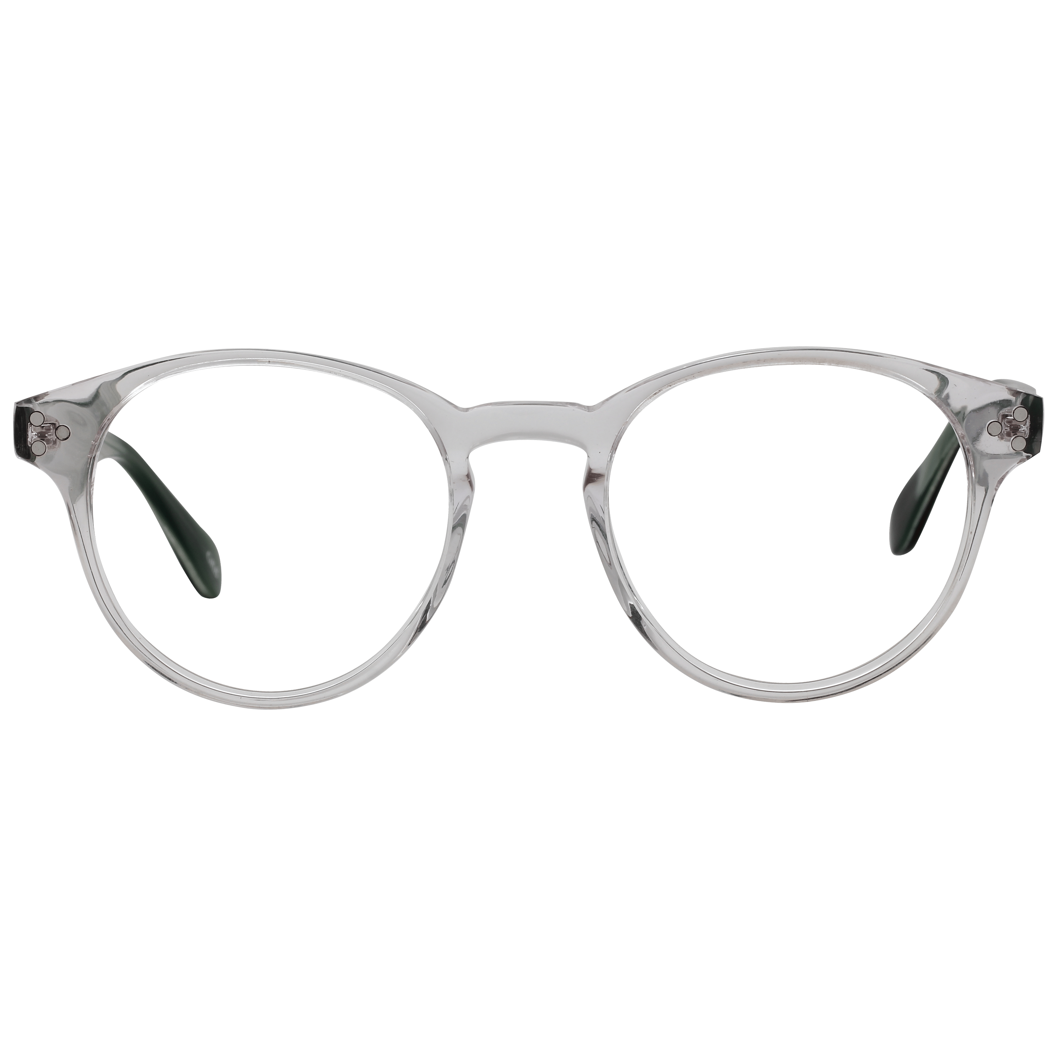 Inspira 0120D Frame Transparent Unisex Full Shell — Black frame