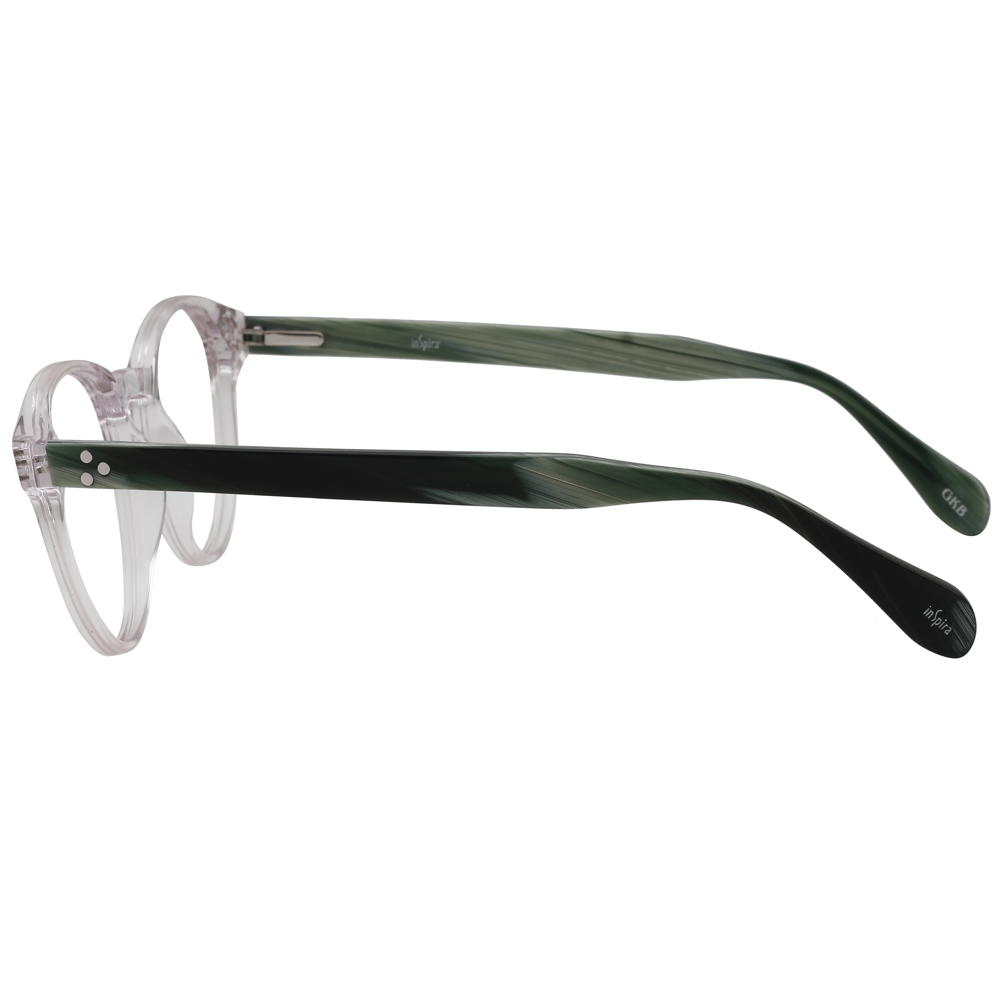 Inspira 0120D Frame Transparent Unisex Full Shell Frame — view 3