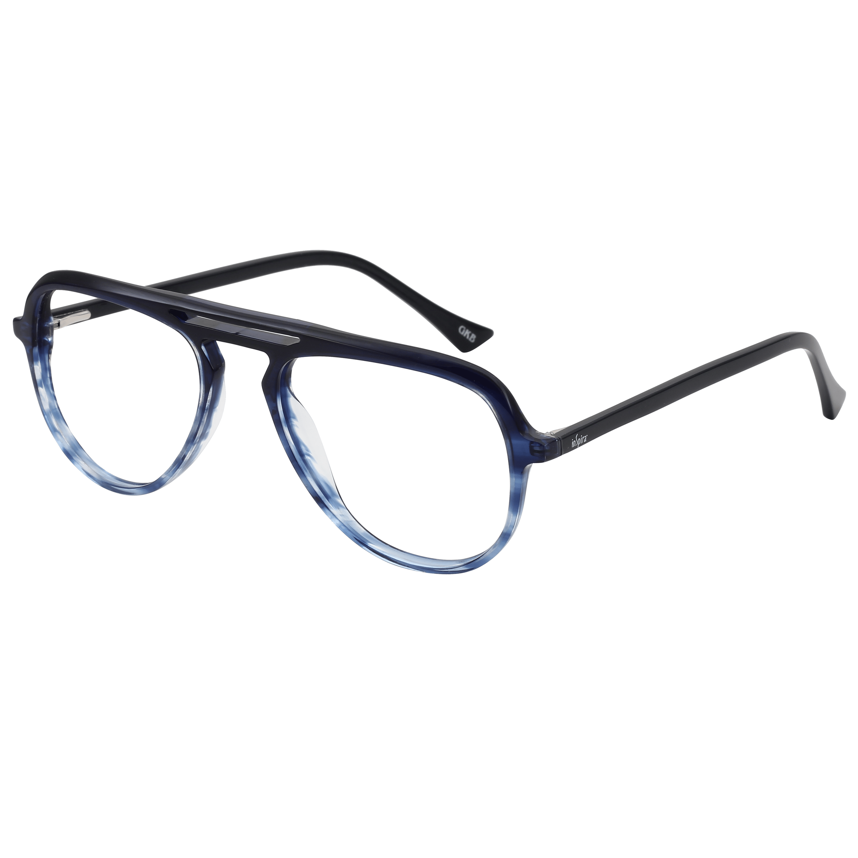 Inspira 0220D Frame Blue Unisex Full Shell — Blue frame