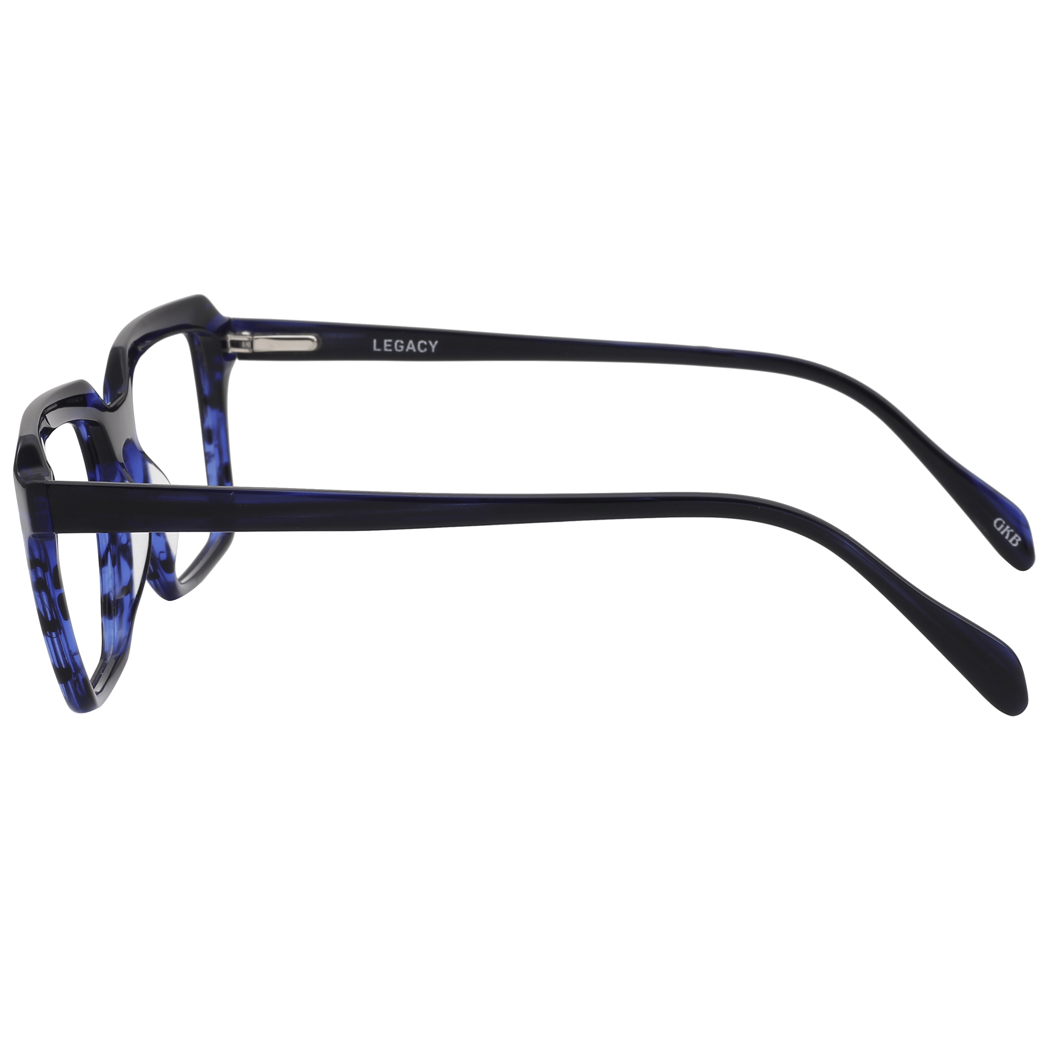 Inspira 0220D Frame Blue Male Full Shell Frame — Blue frame — view 3