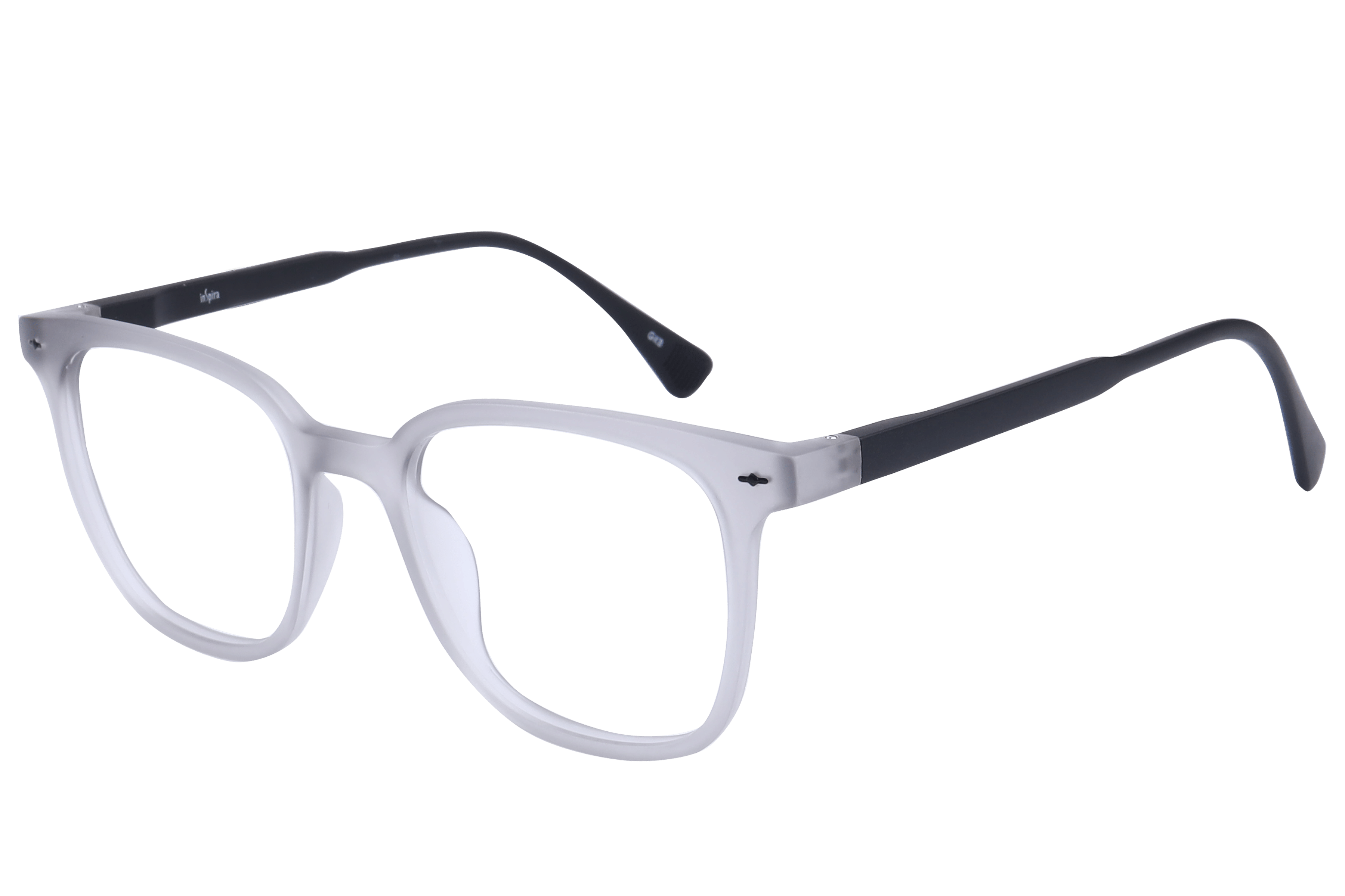 Inspira 30582 Frame Matt Grey Male Full Shell Frame — Matt Grey frame — view 1