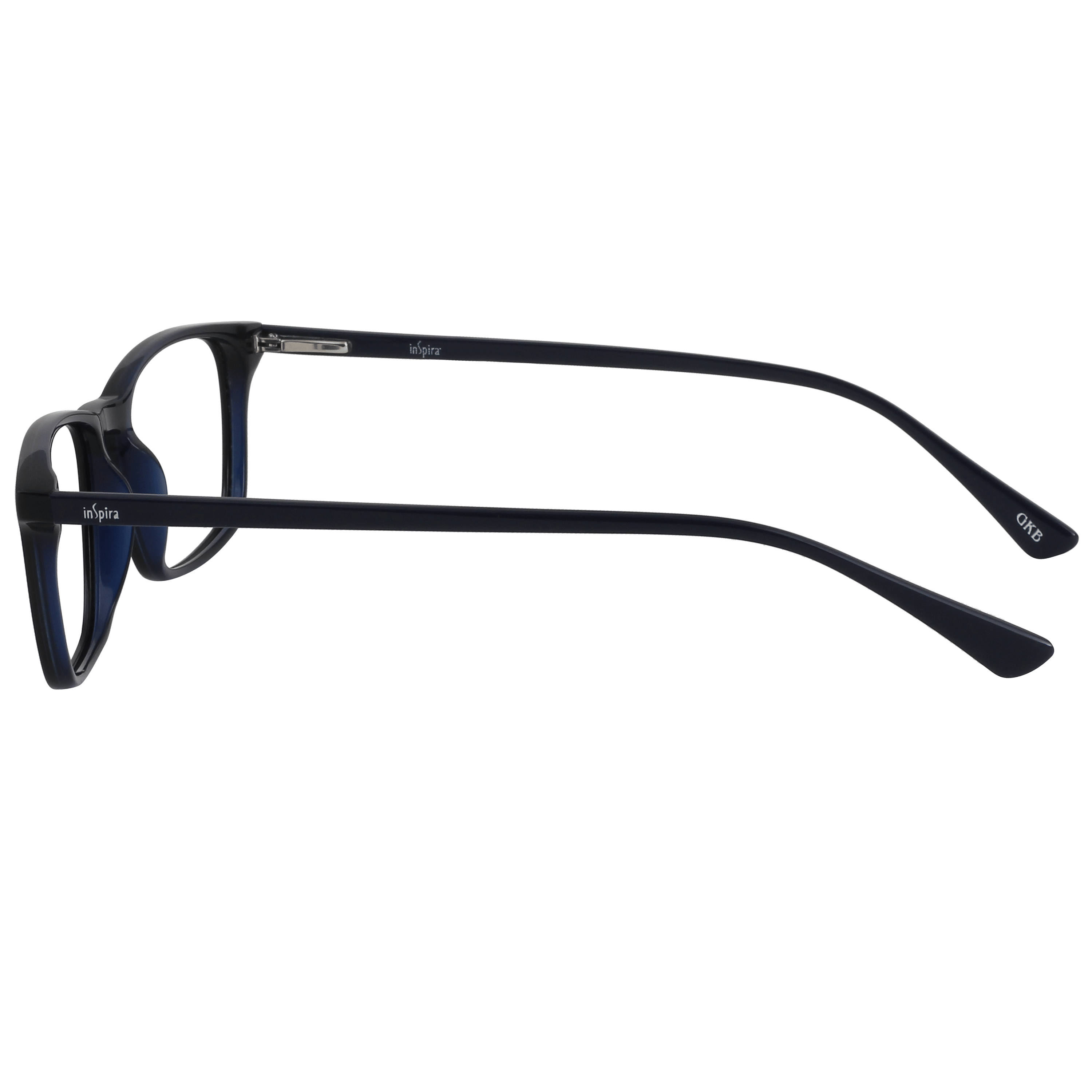 Inspira F2636 Frame Black Unisex Full Shell Frame — Black frame — view 3