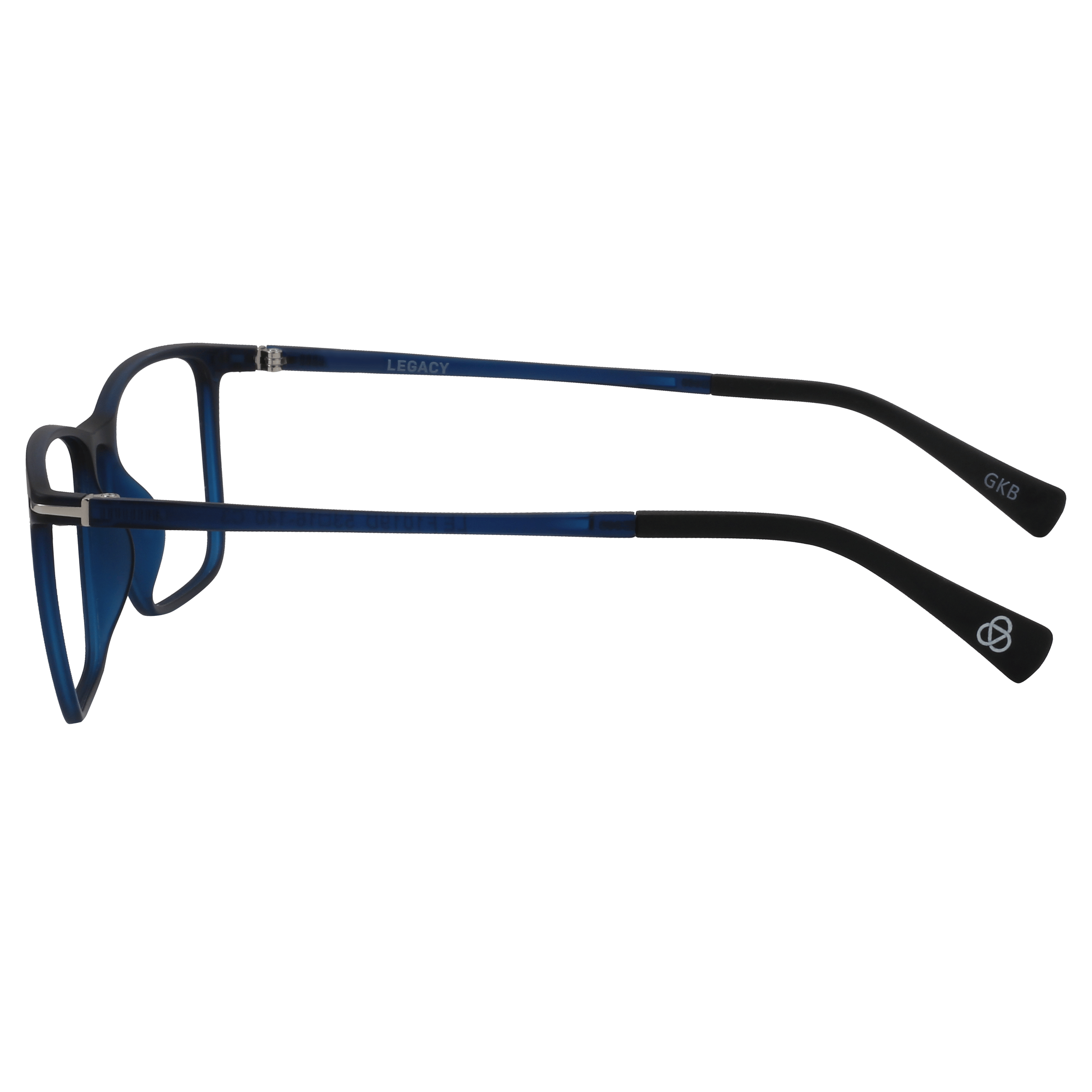 Inspira 1019D Frame Blue Male Full Shell Frame — view 3