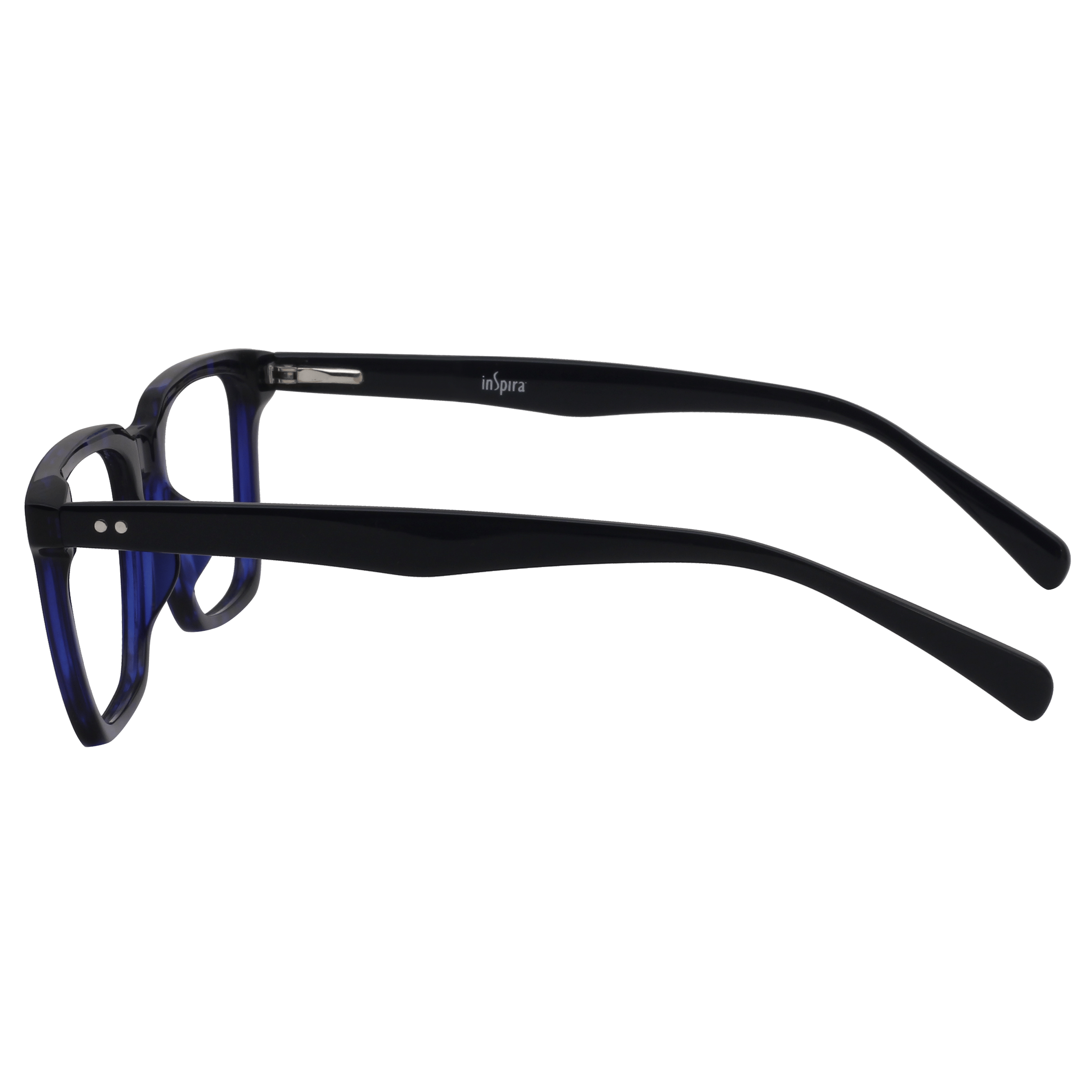 Inspira 5308 Frame Blue Male Full Shell Frame — view 3