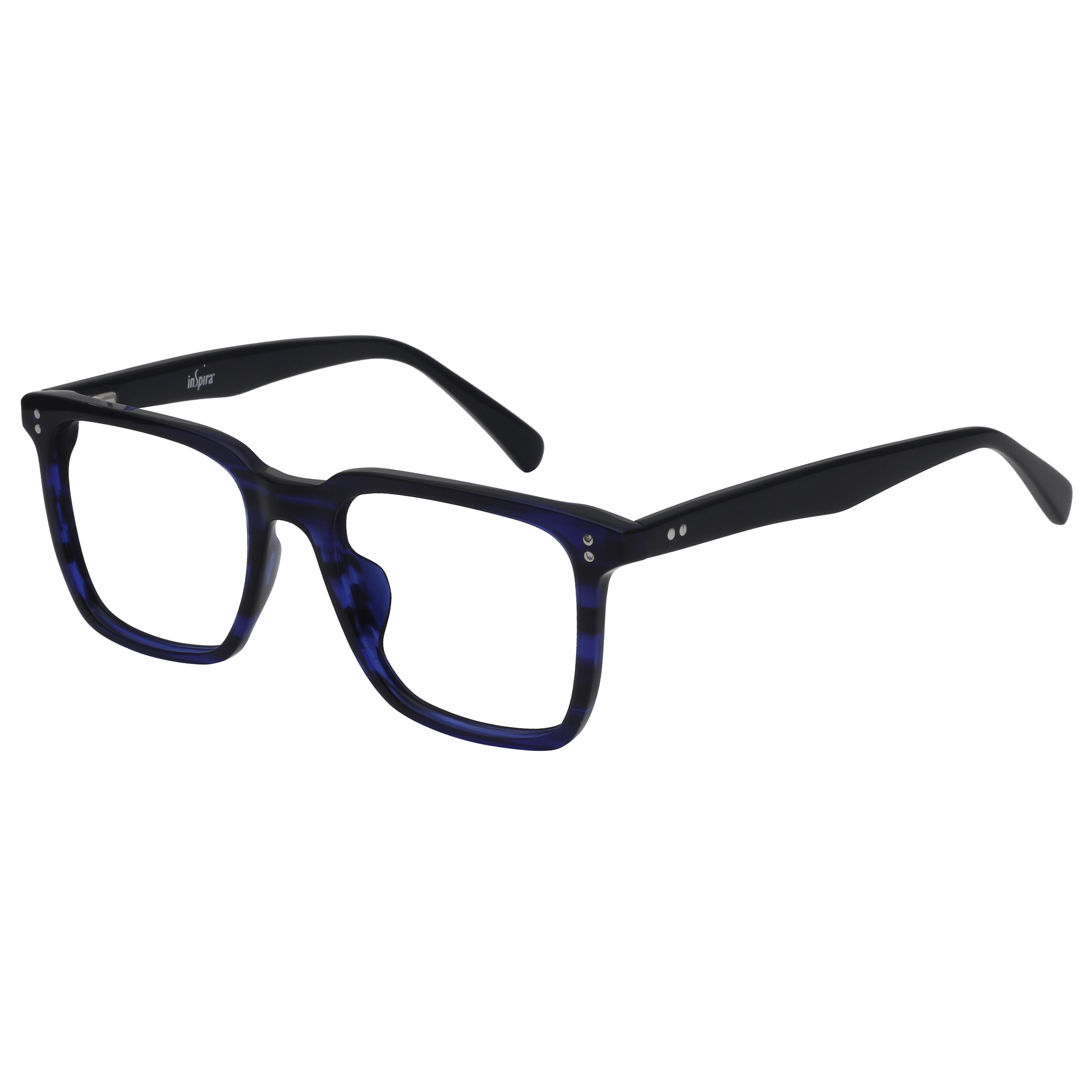 Inspira 5308 Frame Blue Male Full Shell — Blue frame