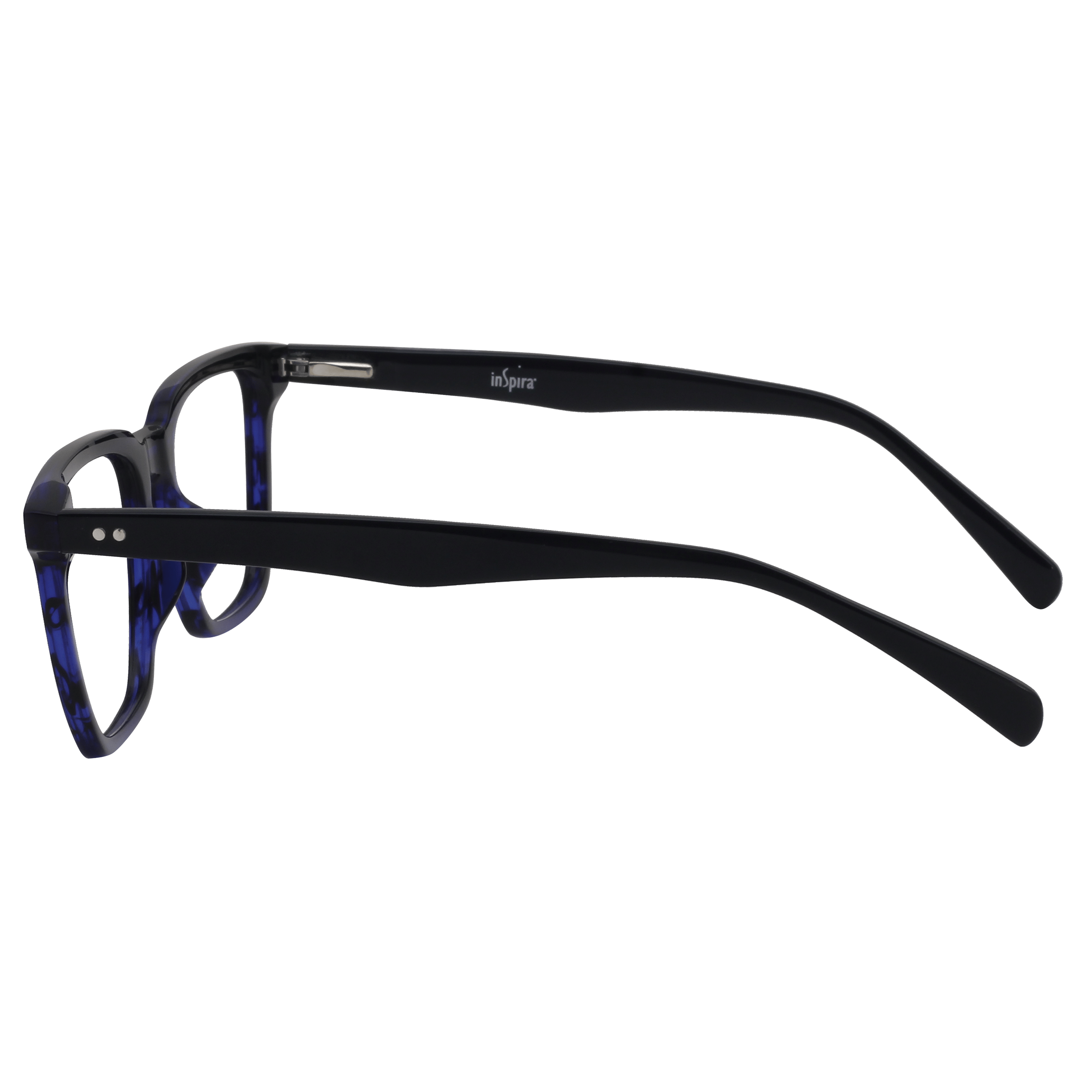 Inspira 5308 Frame Blue Male Full Shell Frame — Blue frame — view 3