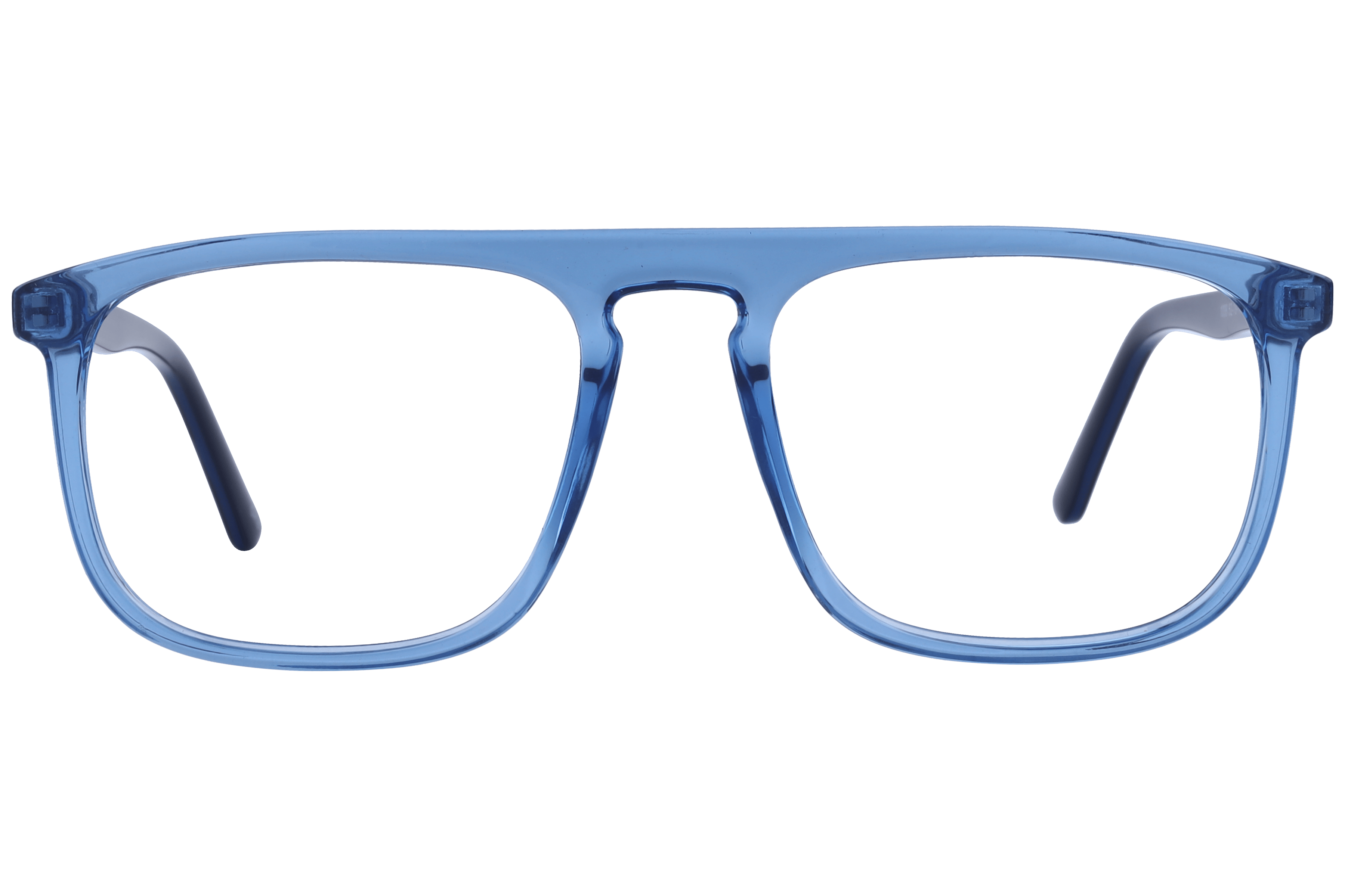 Inspira 1008 Frame Blue Male Full Shell Frame — Blue frame — view 2