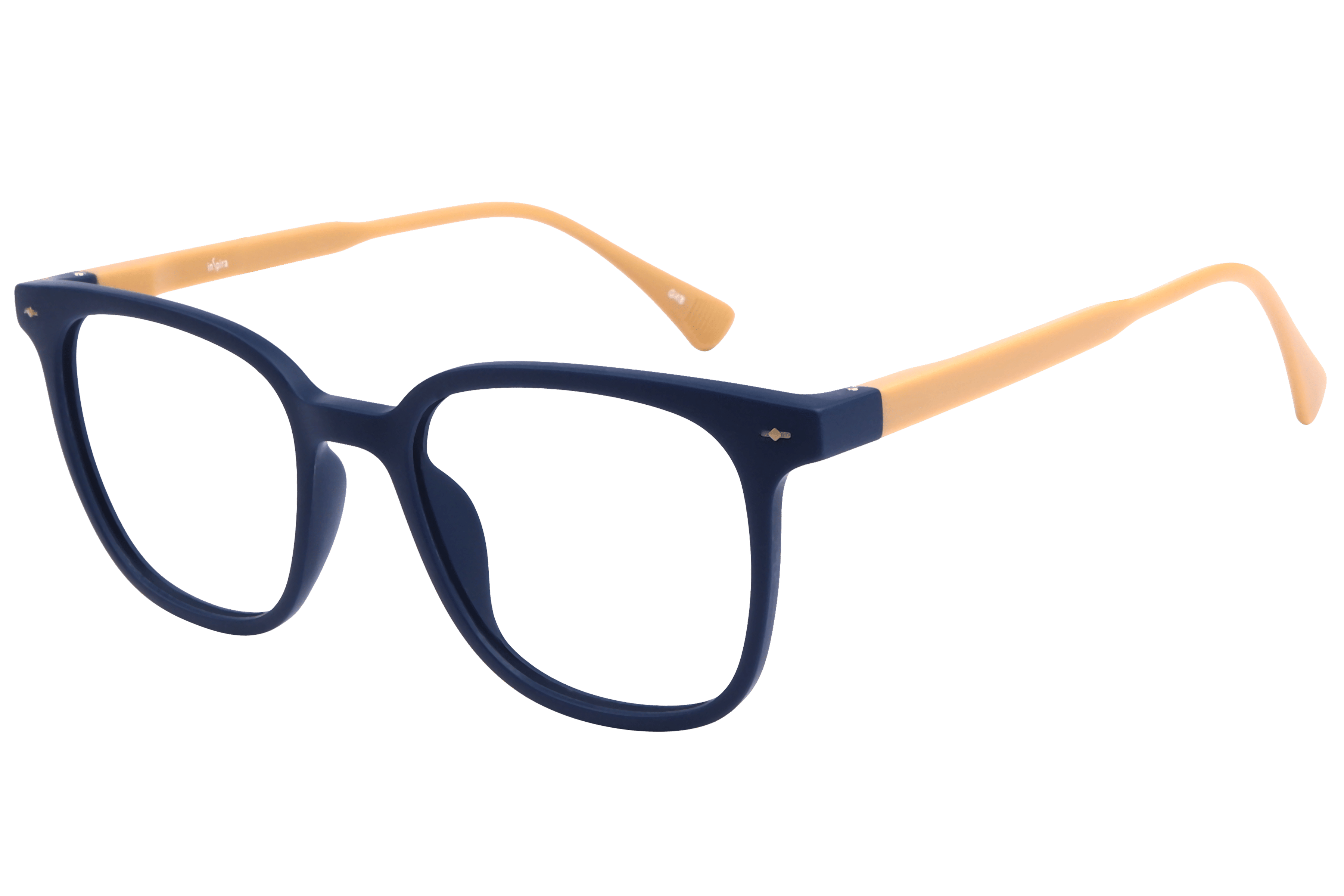 Inspira 30582 Frame Matt Blue Male Full Shell Frame — Matt Blue frame — view 1